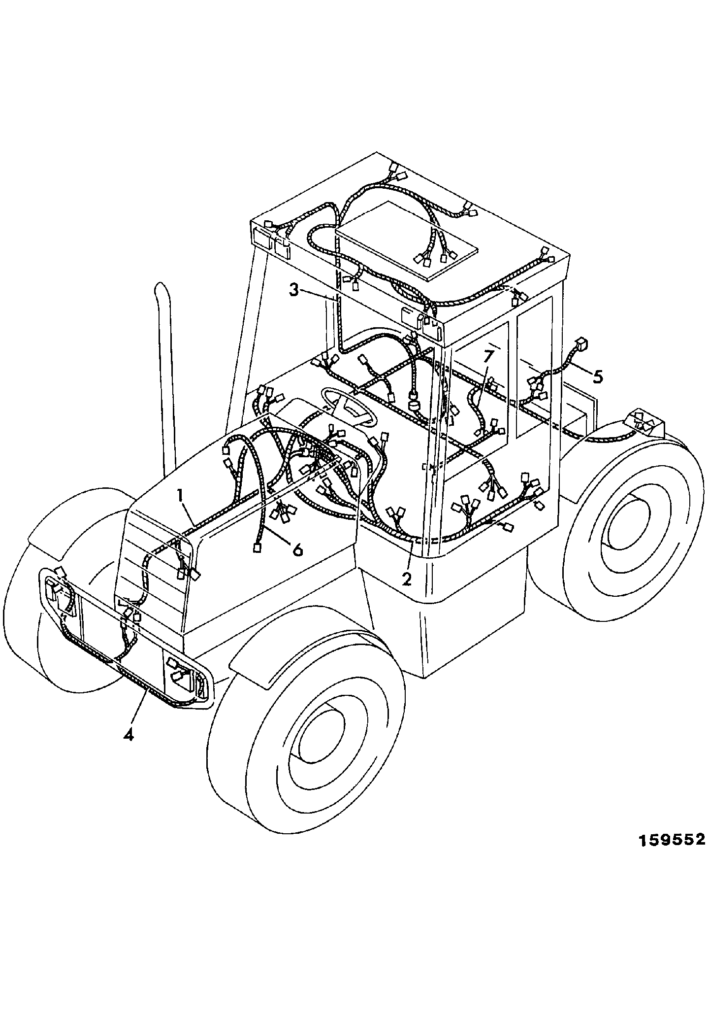 Жгут проводов 719/41300 JCB