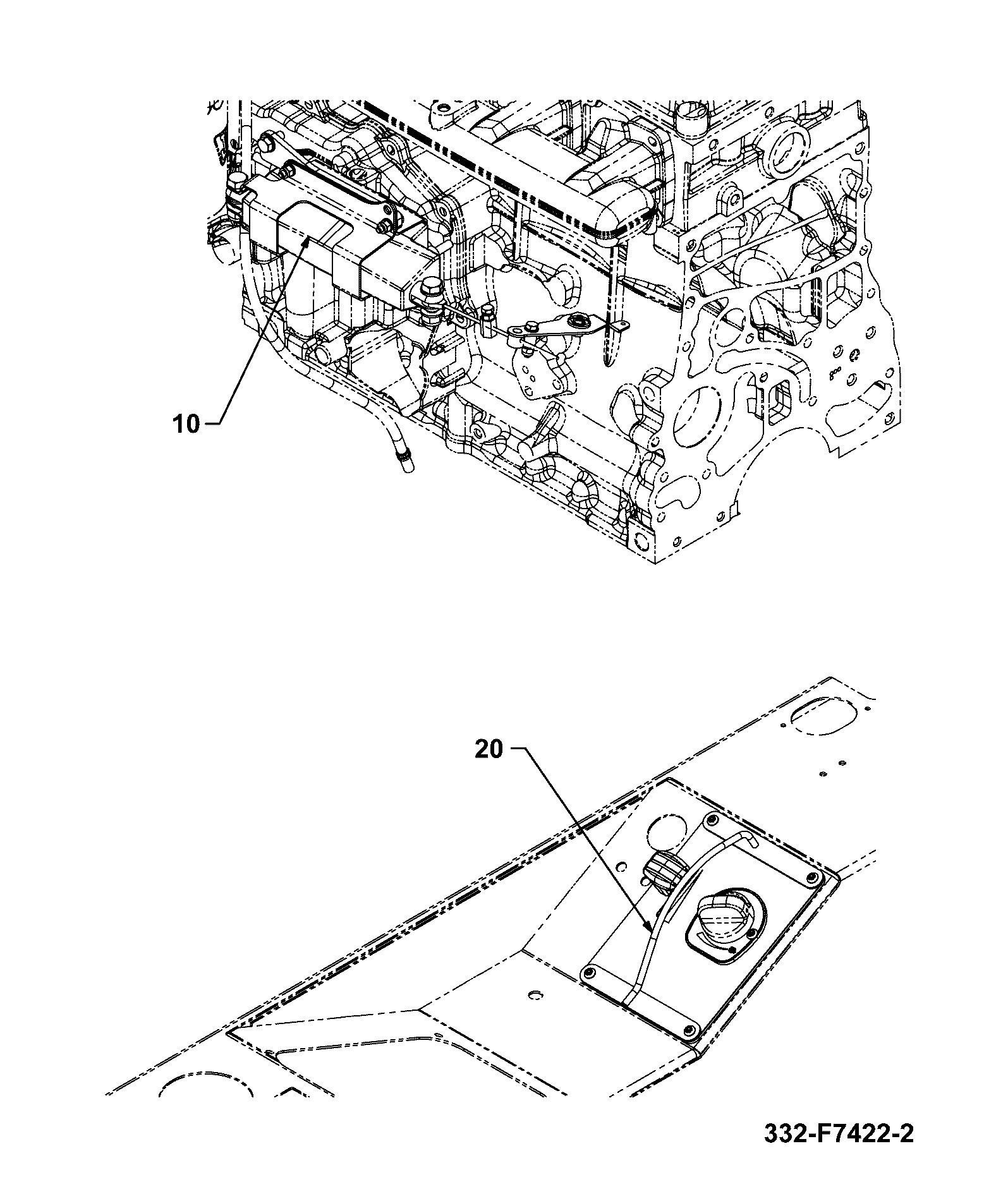 Привод 332/F6466 JCB