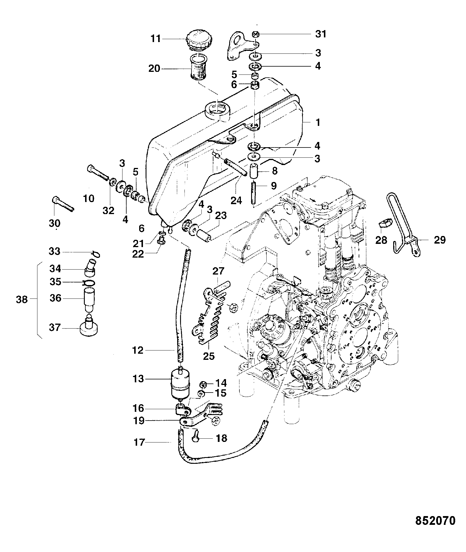 Уплотнение 5435/21074 JCB