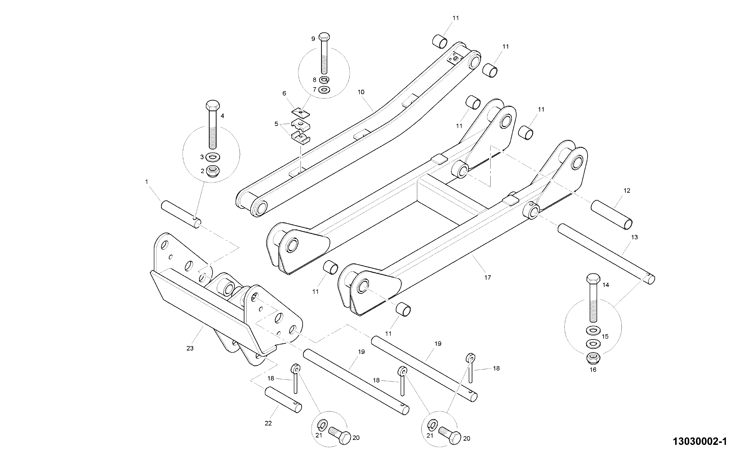 Хомут 336/A0285 JCB