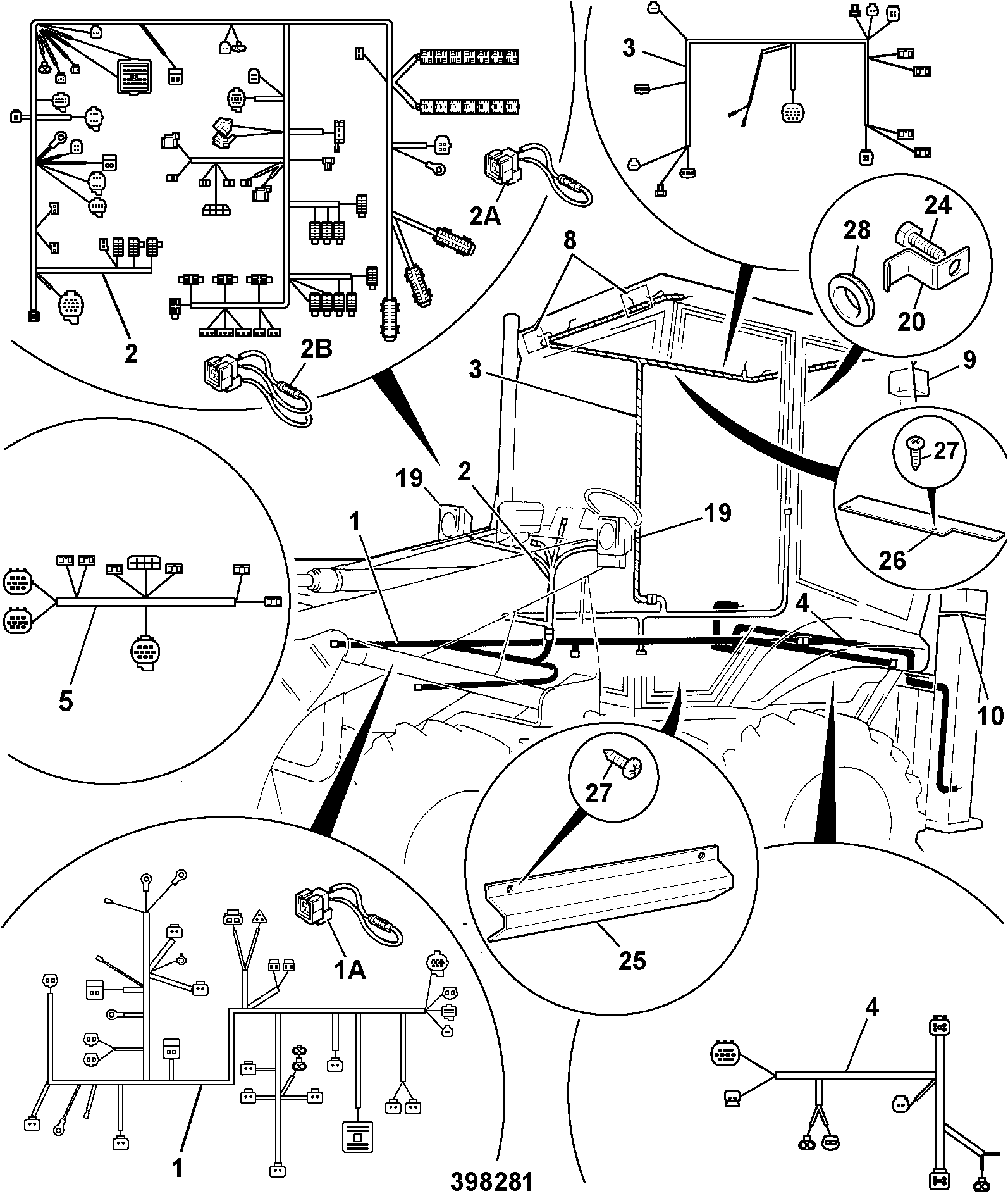 Жгут проводов 721/C5021 JCB