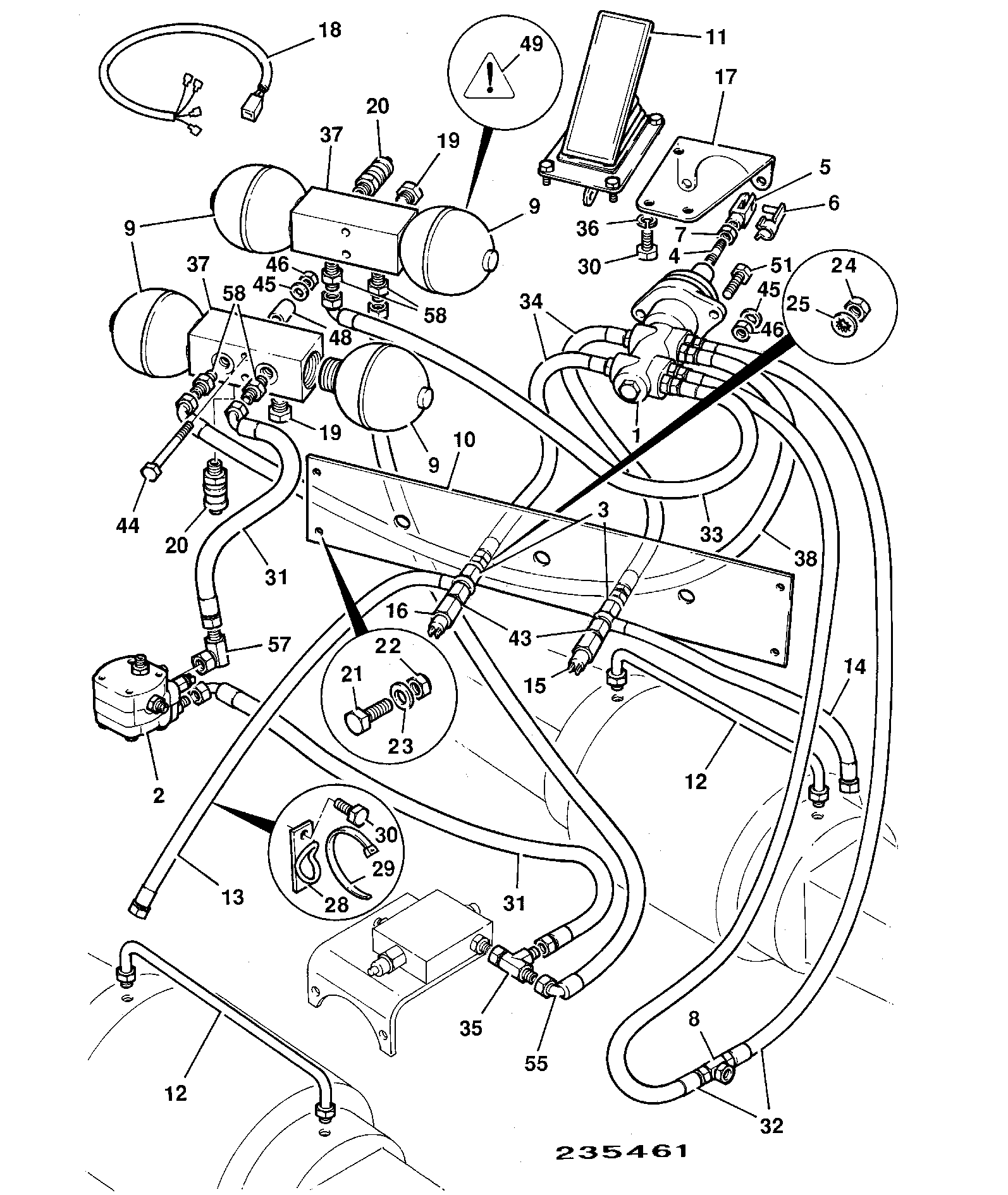 Выключатель 701/21700 JCB