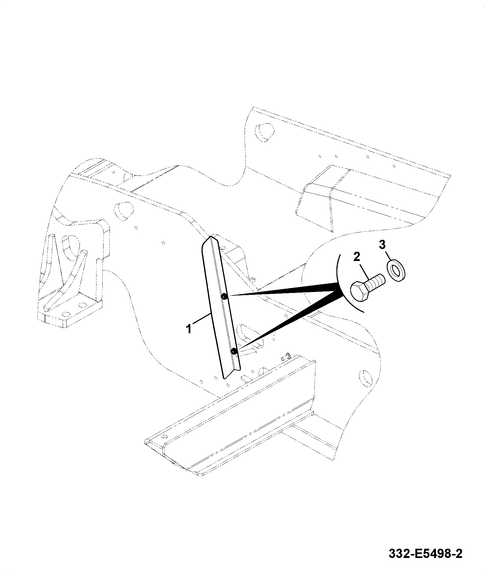 Пластина 332/E5494 JCB