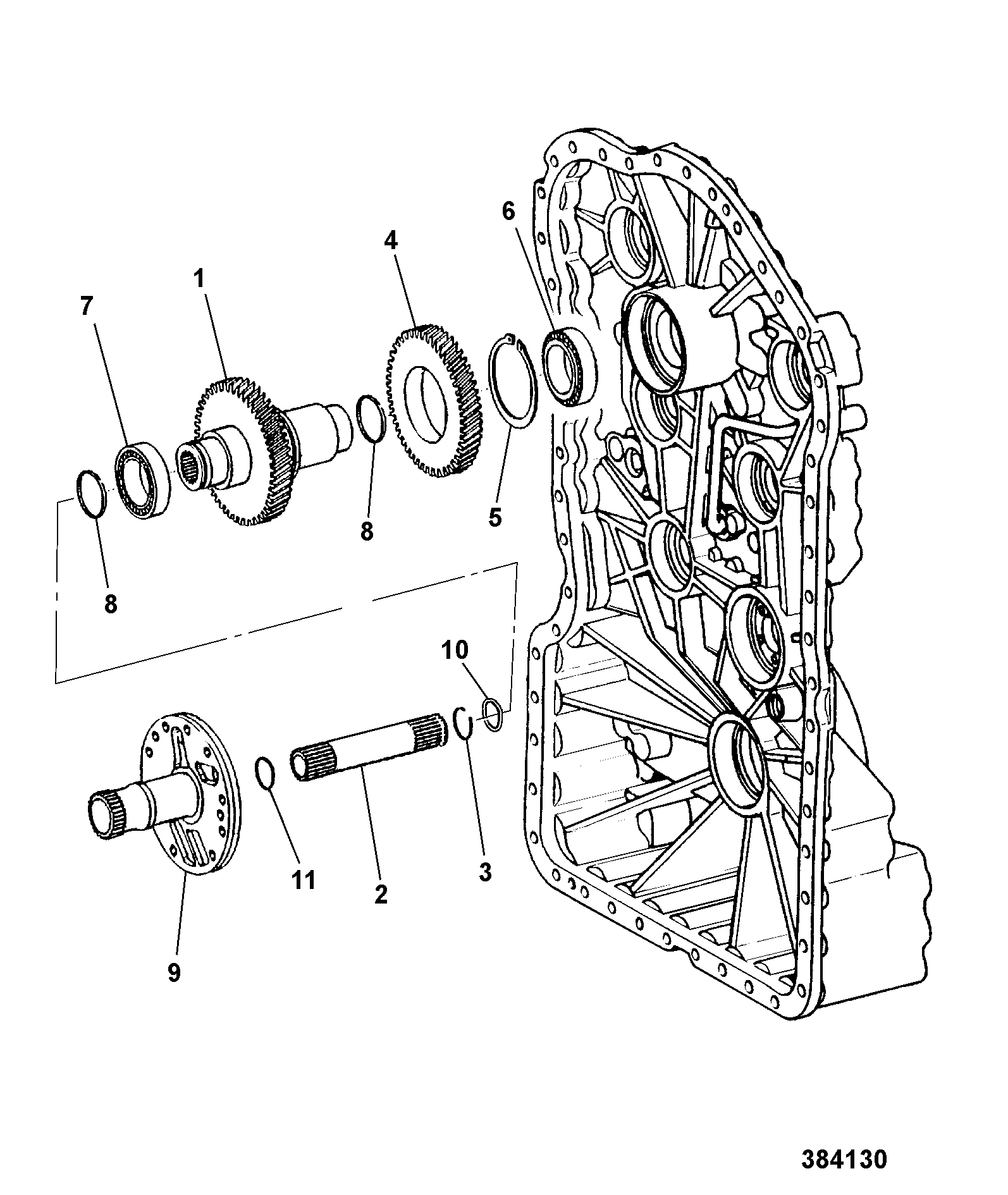 Стопорное кольцо 826/10443 JCB