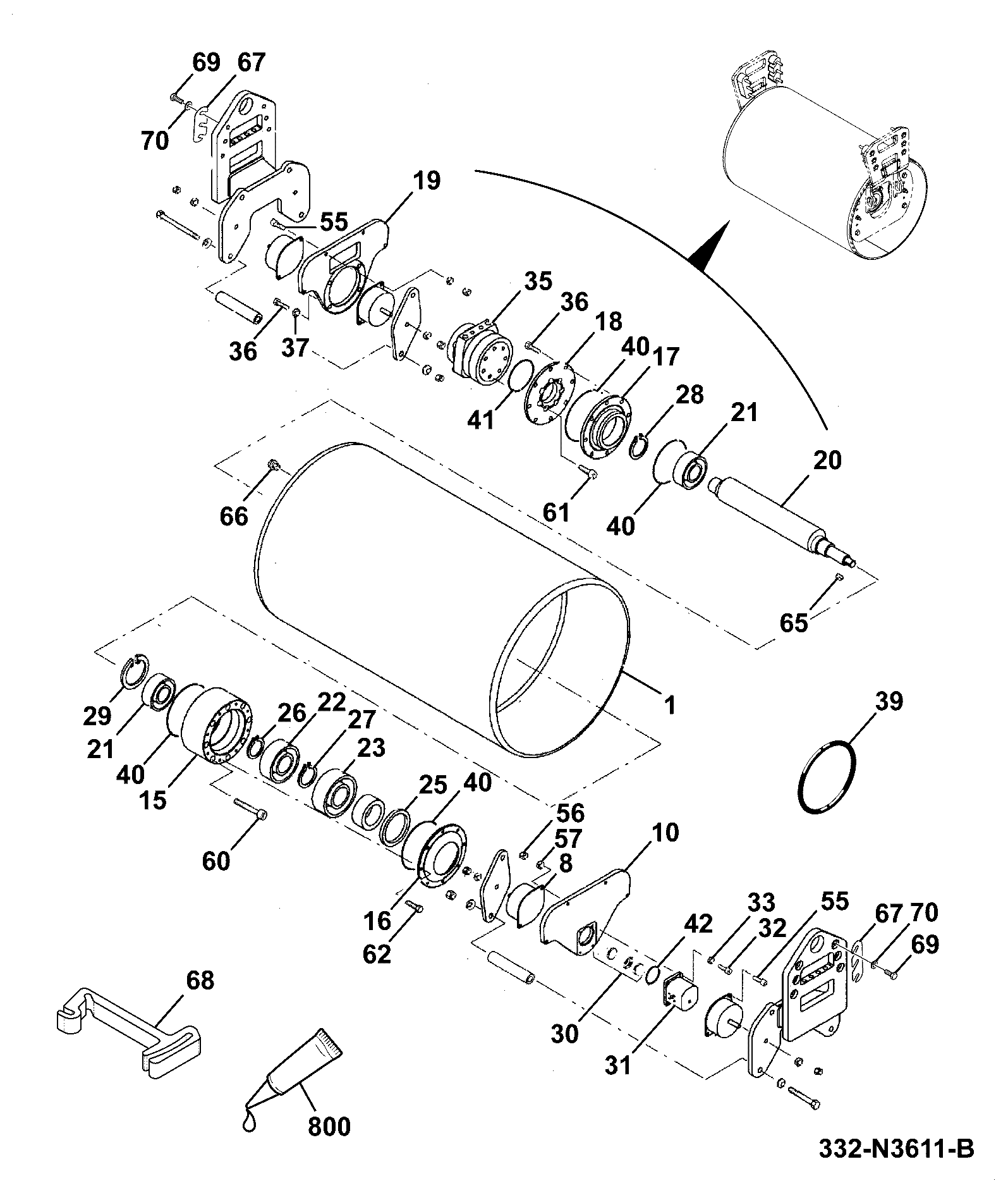 винт 2027/16035 JCB