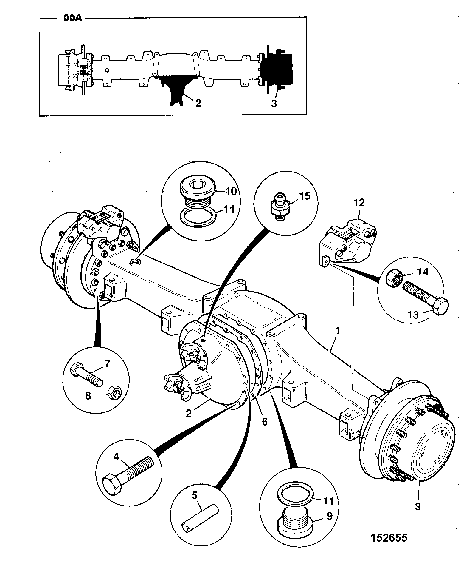 Мост 454/22400 JCB