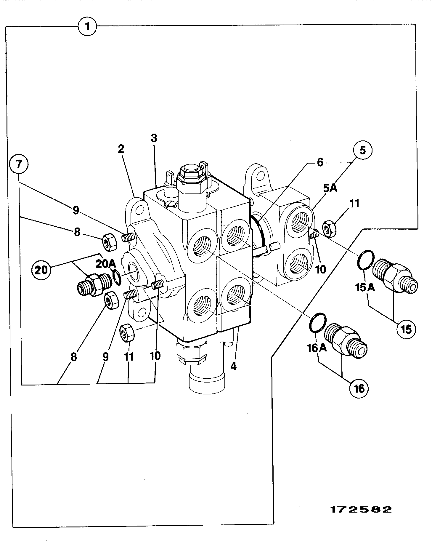 Клапан 25/223696 JCB