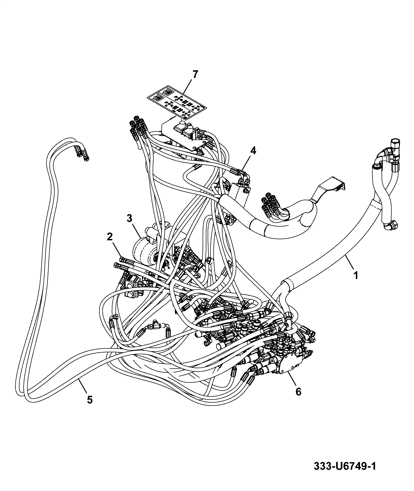 шланг 333/U6744 JCB
