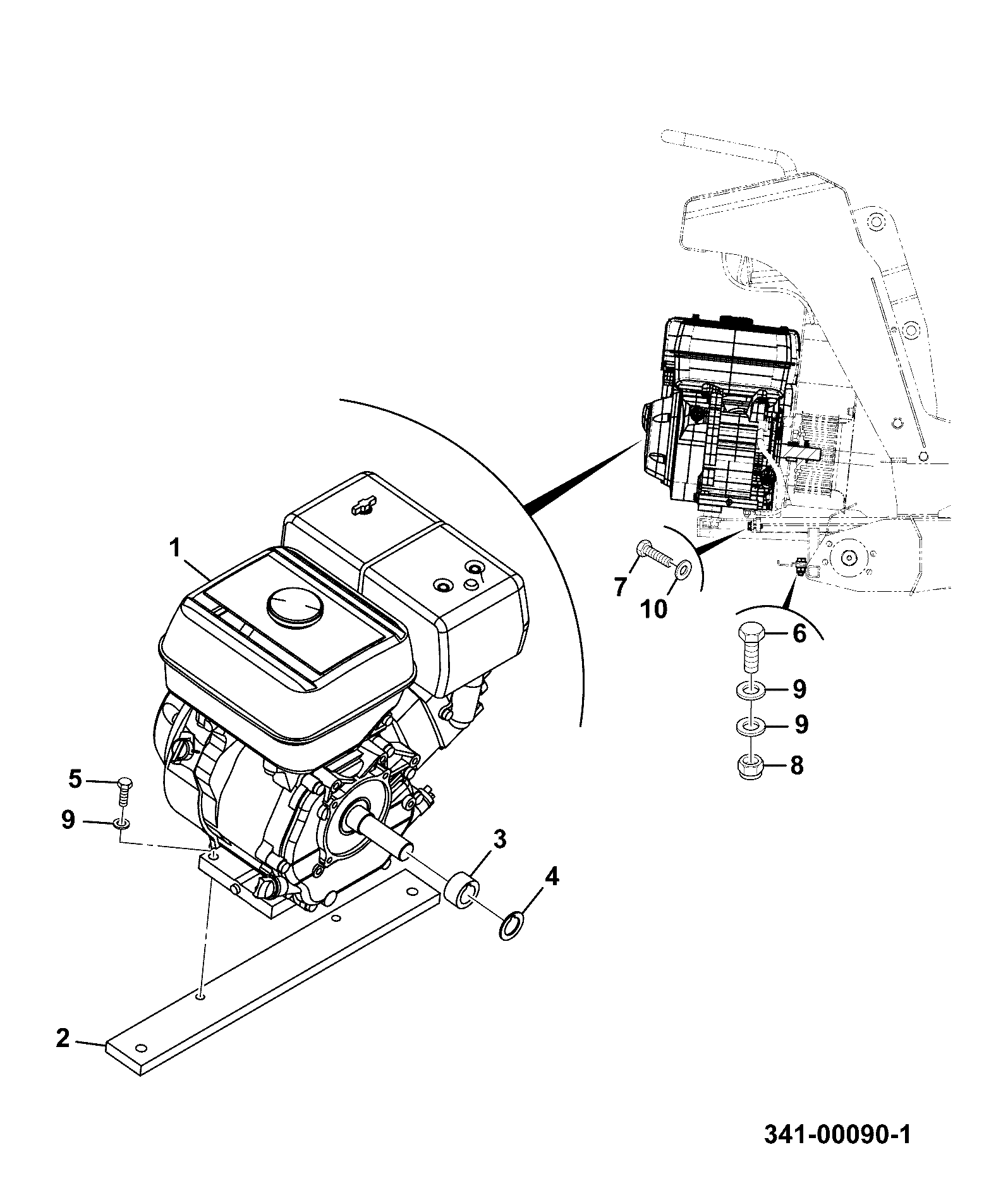 Двигатель 332/S0758 JCB