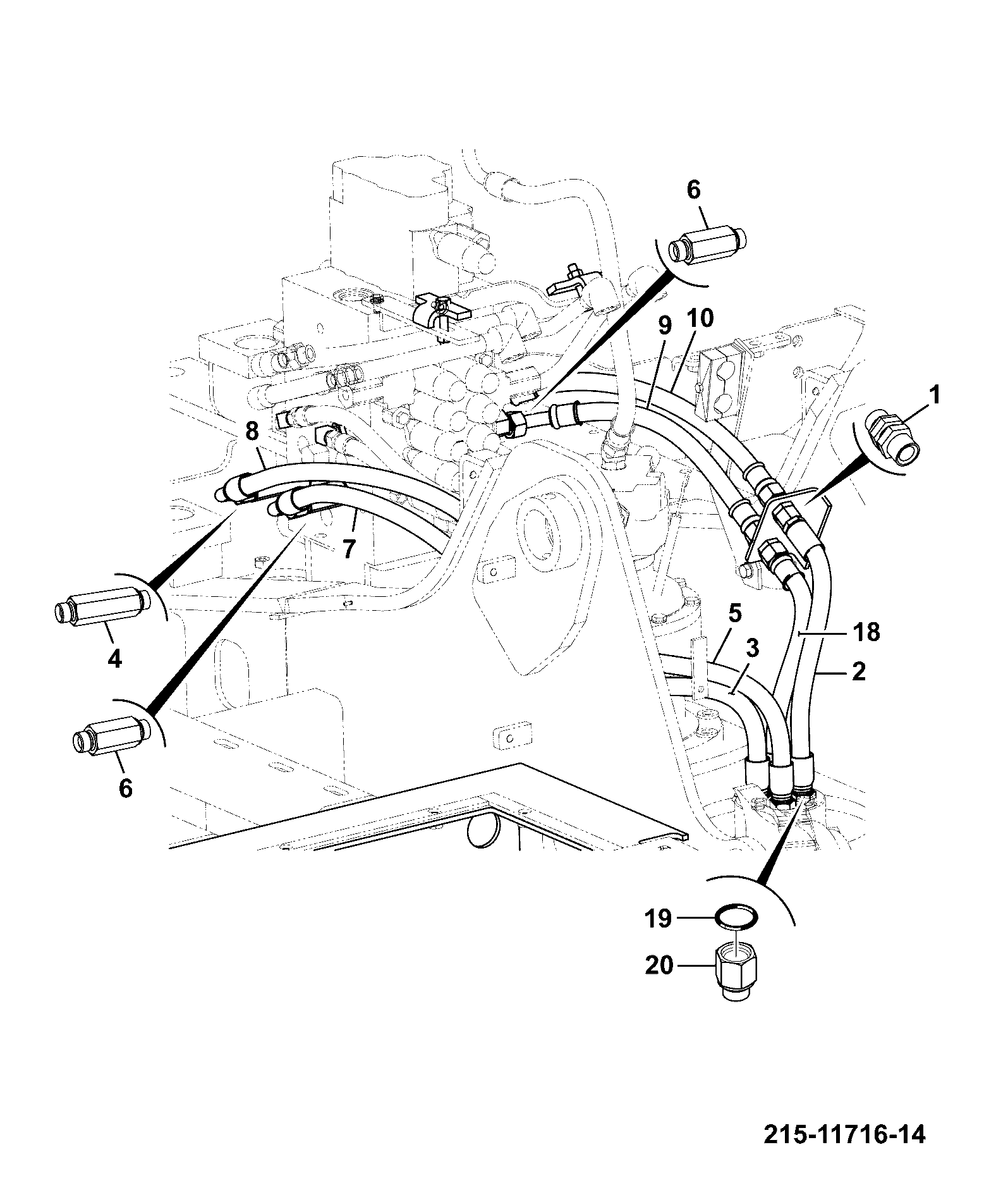 Шланг JNV0233 JCB