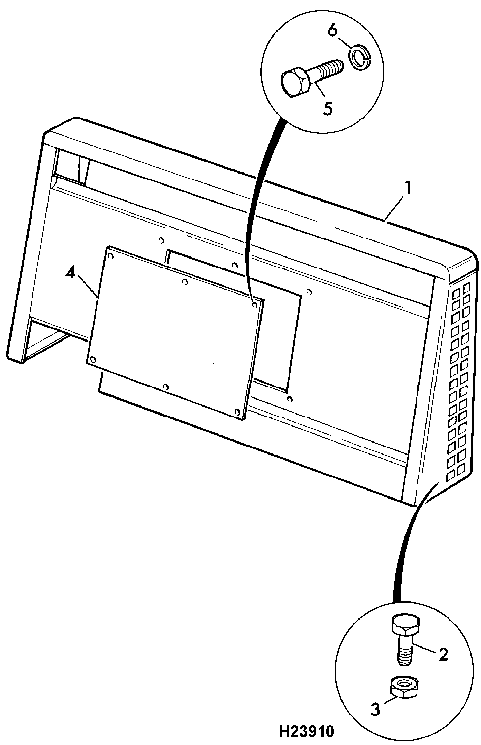 Панель 331/13242 JCB