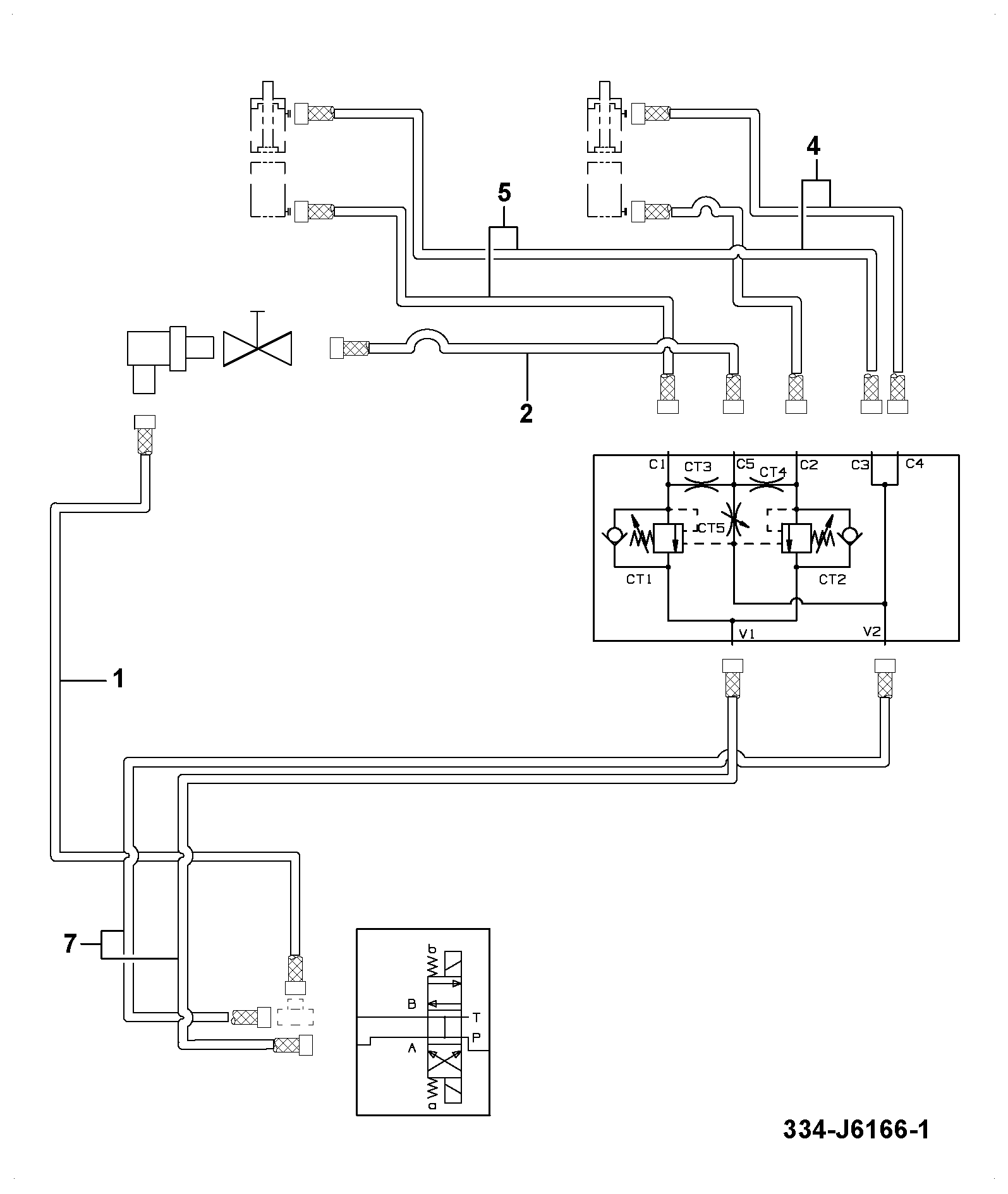 Шланг 334/J2848 JCB