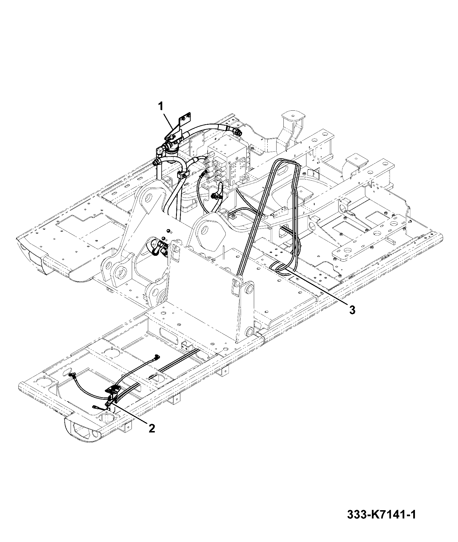 Комплект-шланг 333/J9663 JCB
