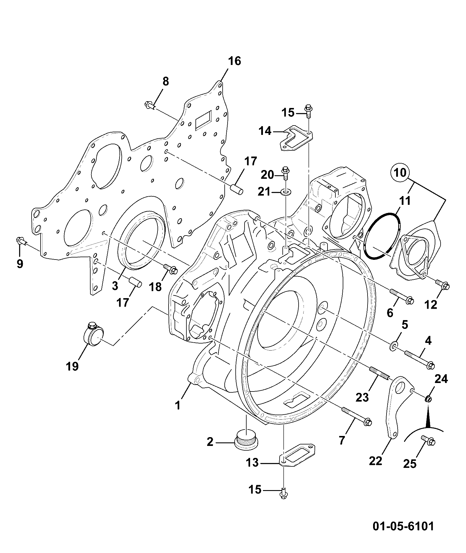 корпус SC1940448 JCB