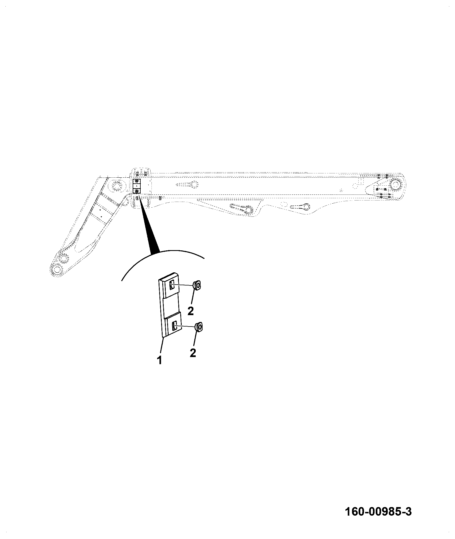 Накладка 162/01503 JCB