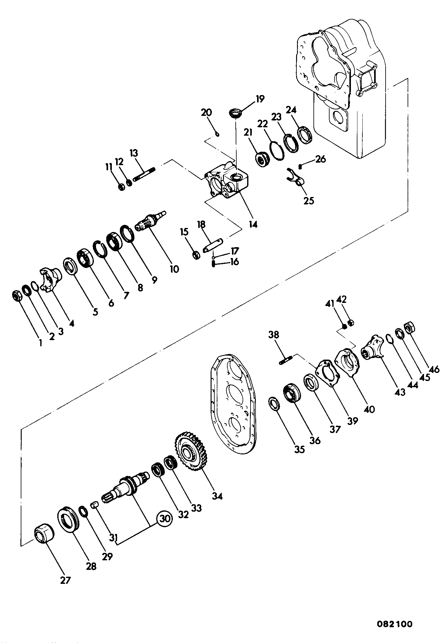 Распорка 242063 JCB
