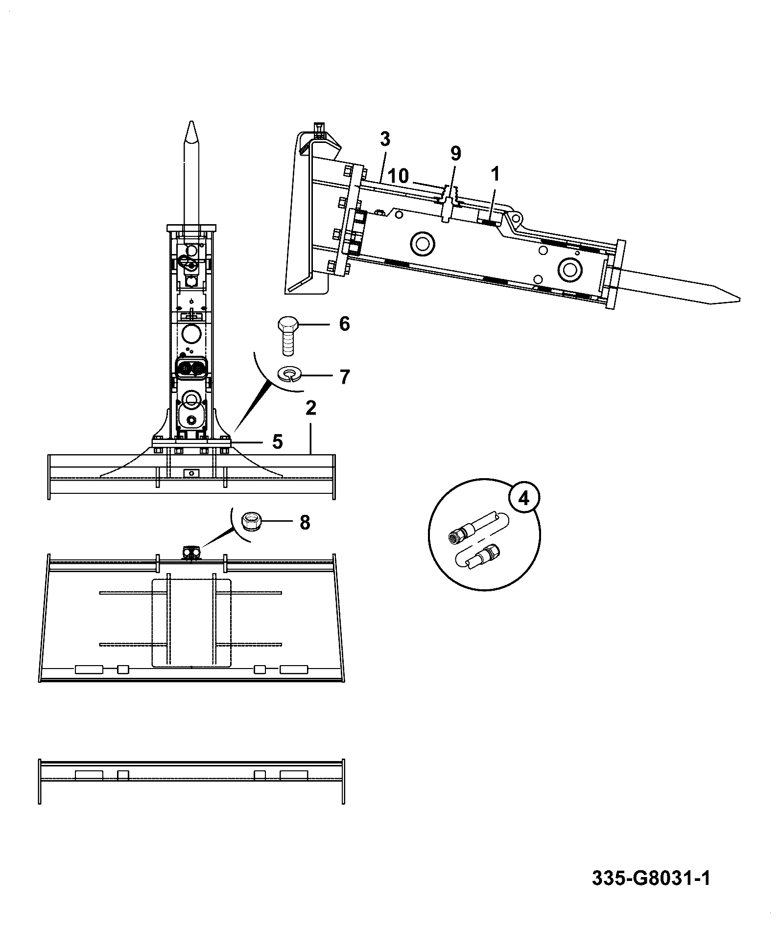 Переходник 335/H4589 JCB