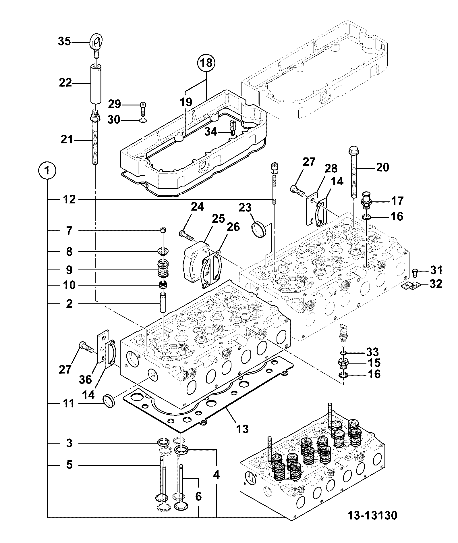 Крышка 334/C0506 JCB