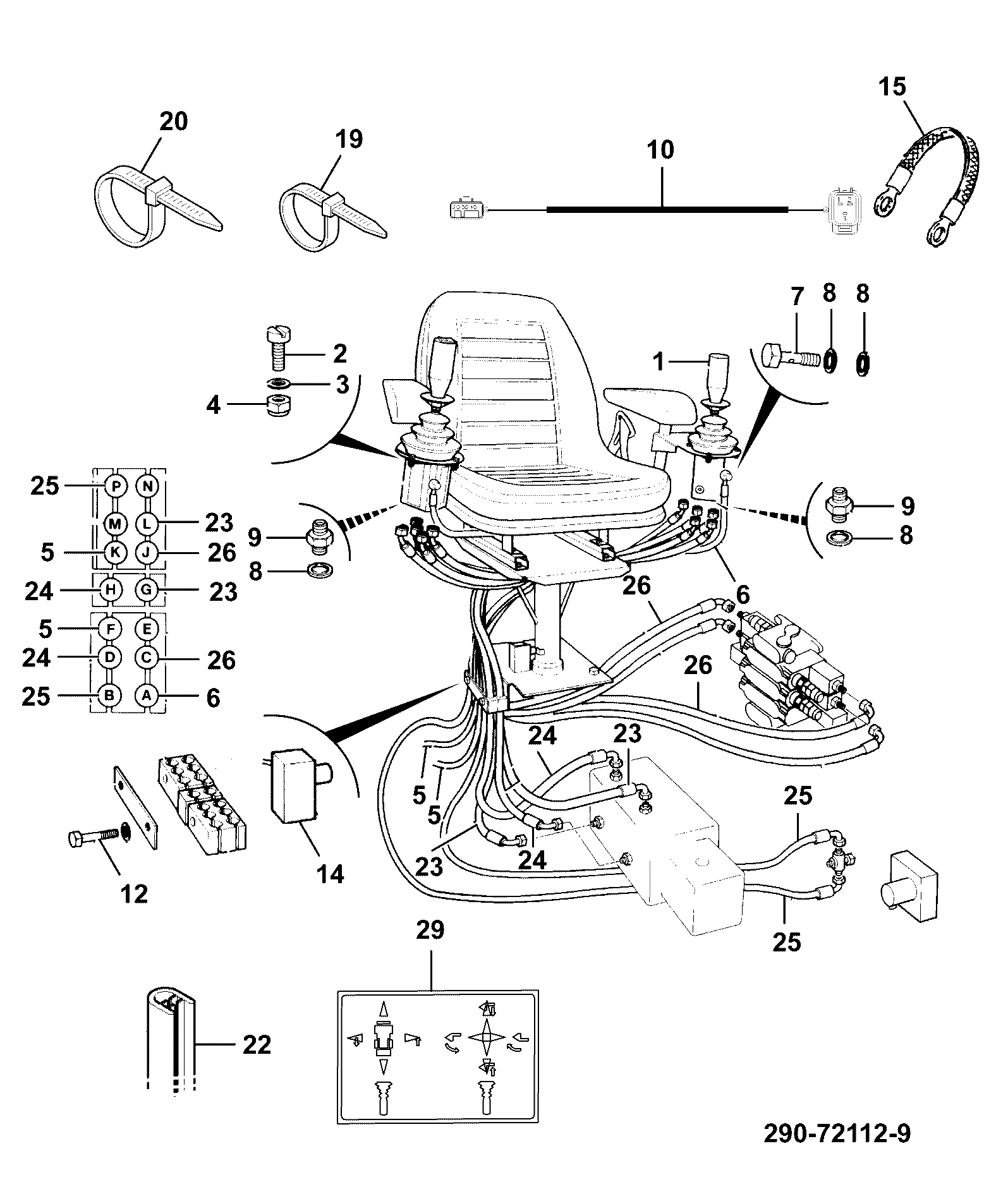 Жгут проводов 333/S5207 JCB