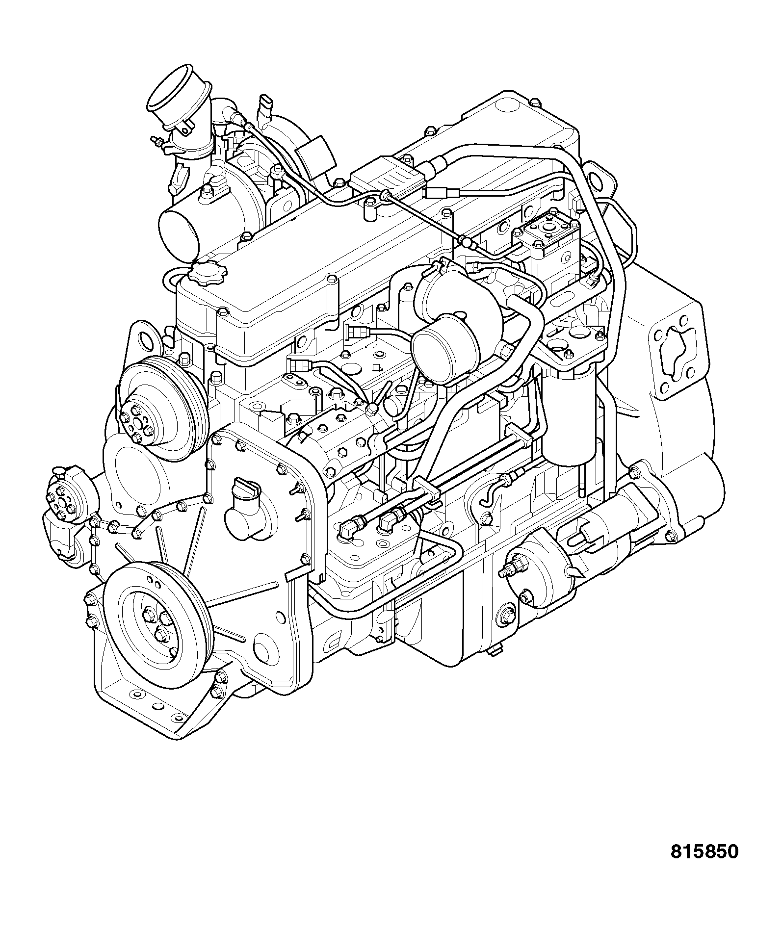 Двигатель 01/145297 JCB