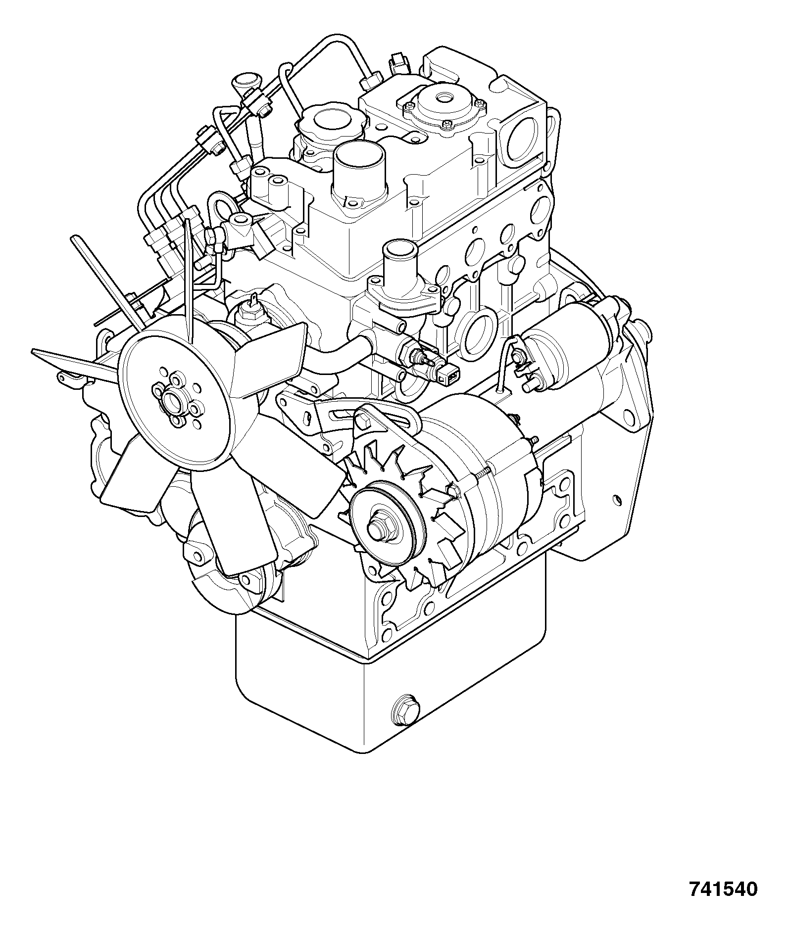 двигатель 01/145271 JCB