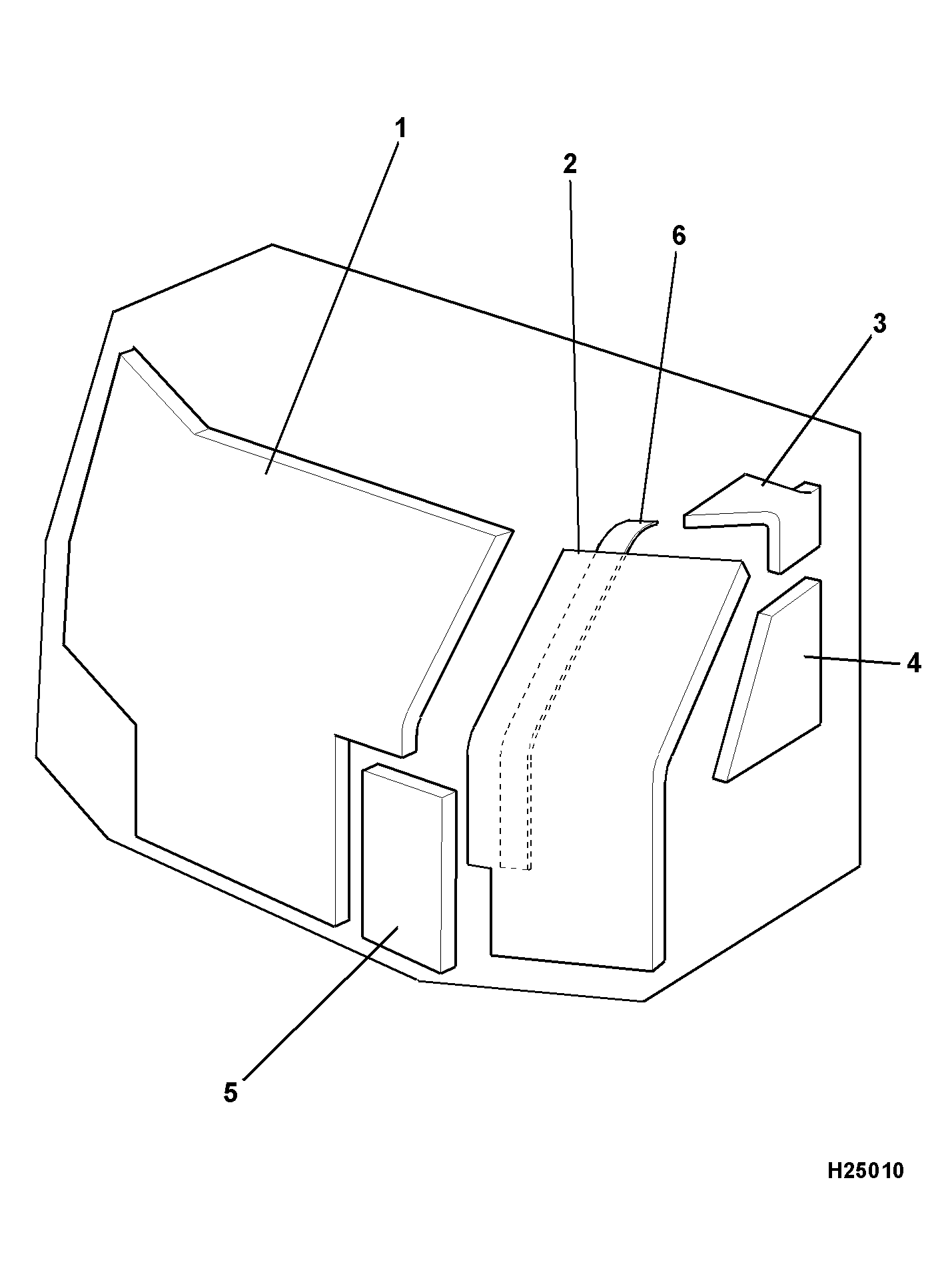 Планка 232/11718 JCB