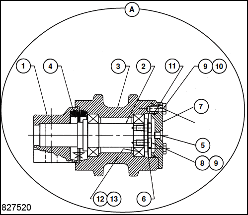 Ролик 331/65038 JCB