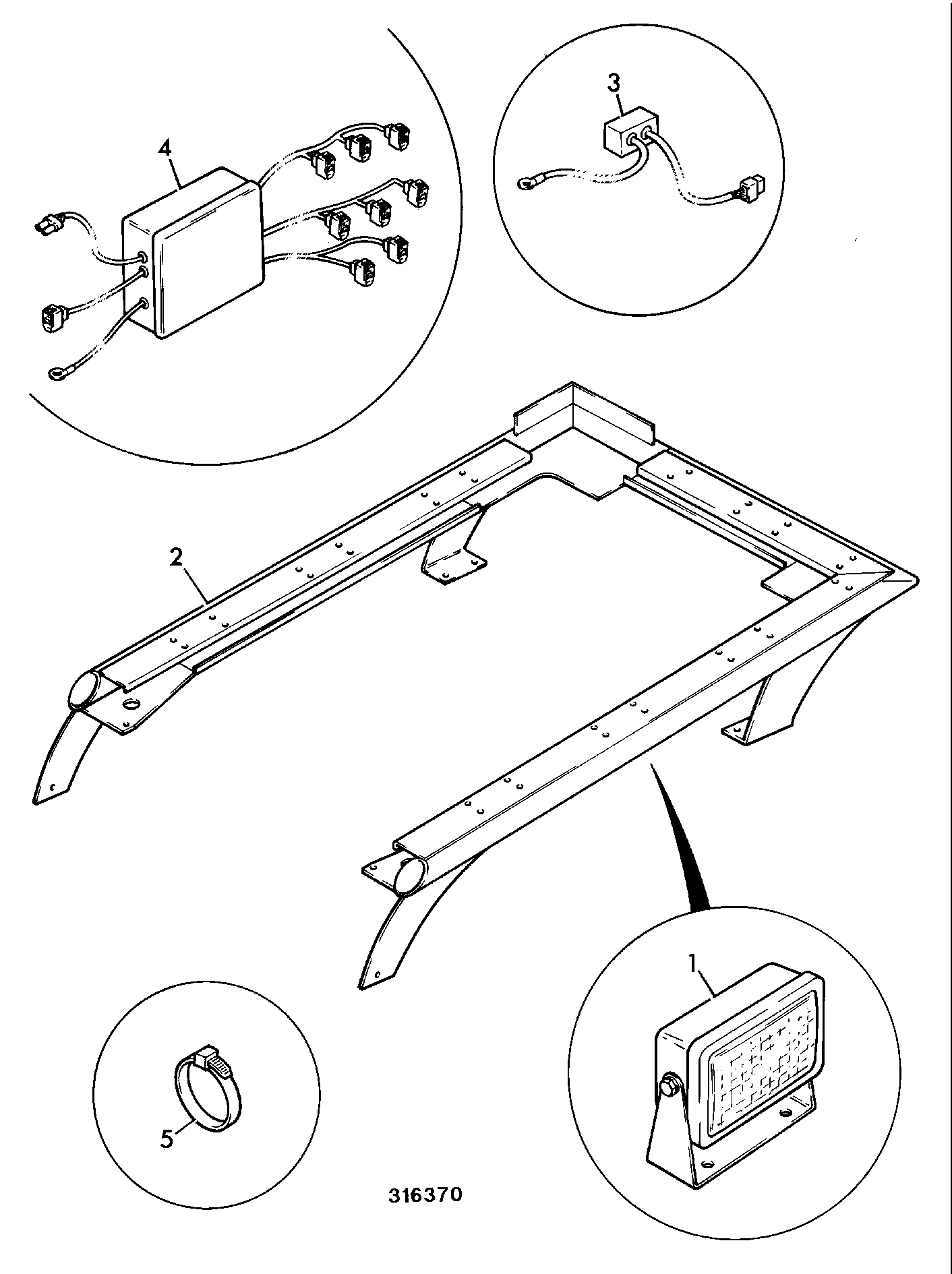 Кабель JHR0164 JCB