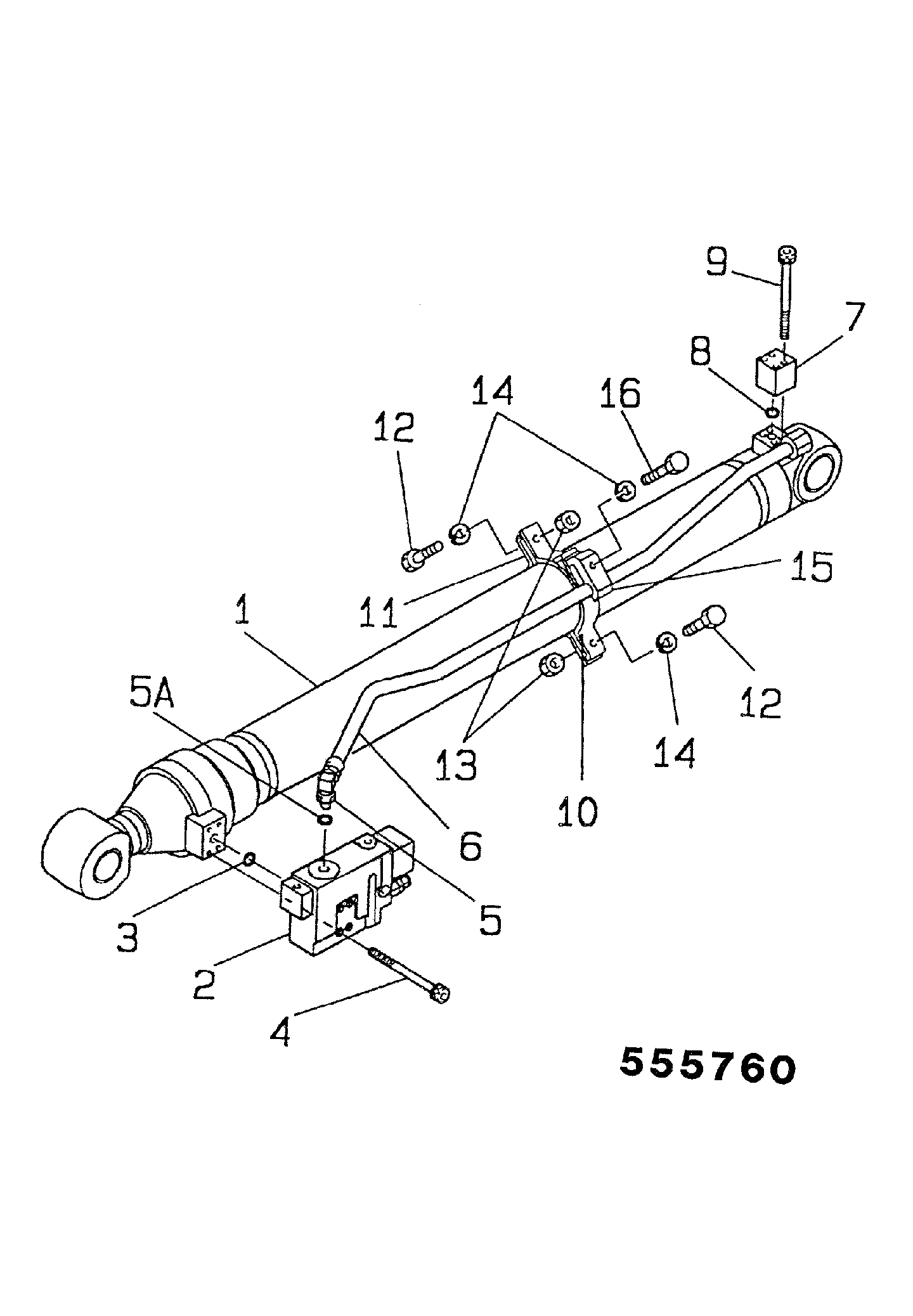 Хомут KLV0119 JCB