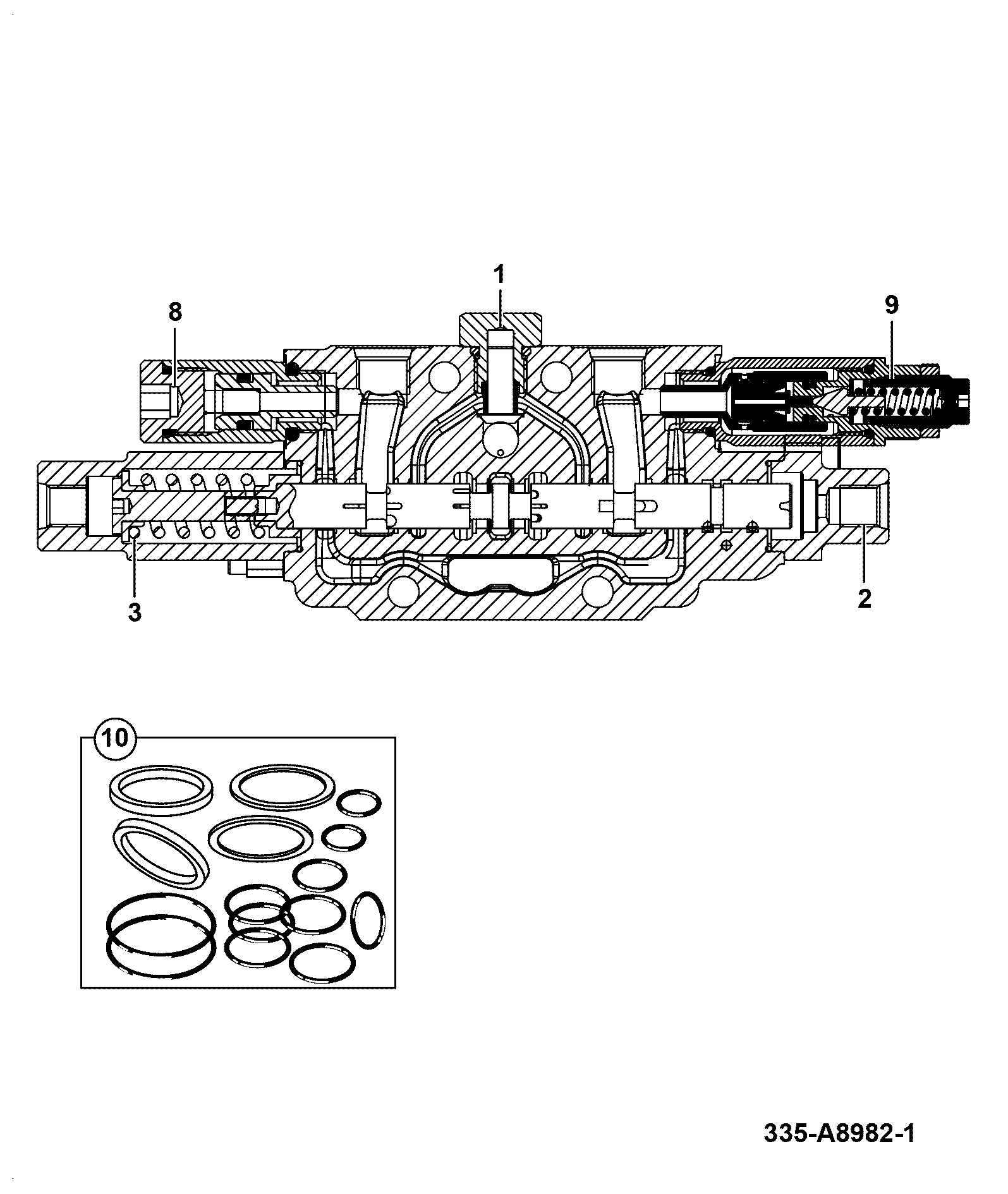 Комплект 335/C0044 JCB