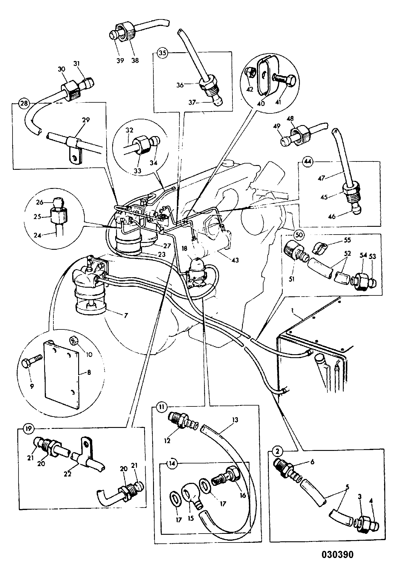 болт 0726264 JCB