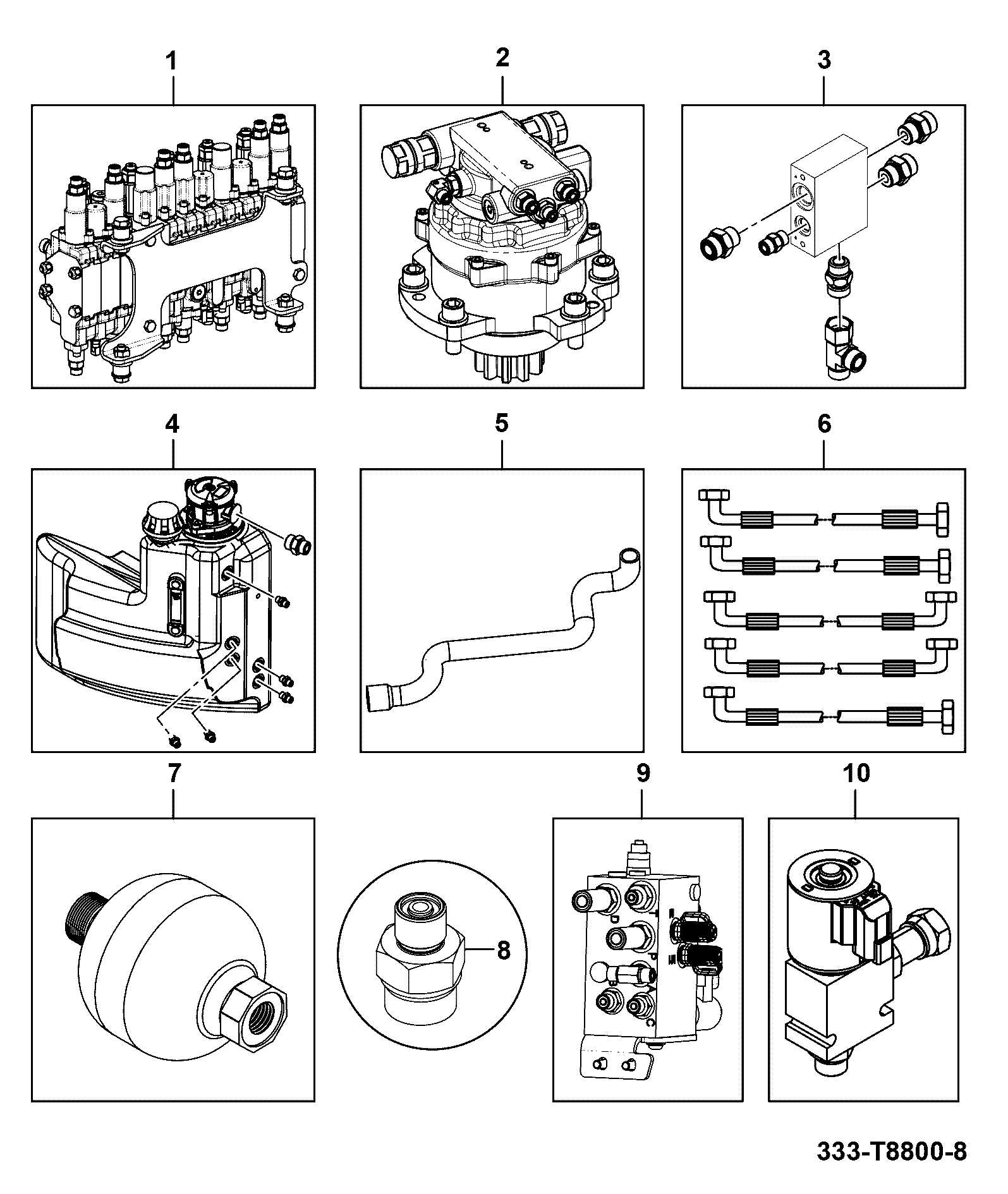 Комплект 333/V3399 JCB