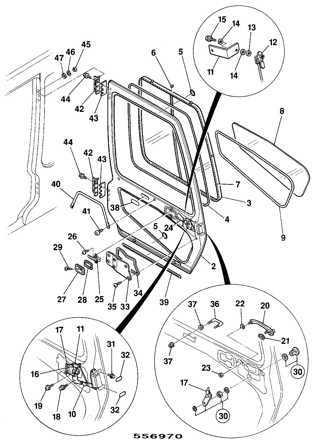 Направляющая 331/55359 JCB