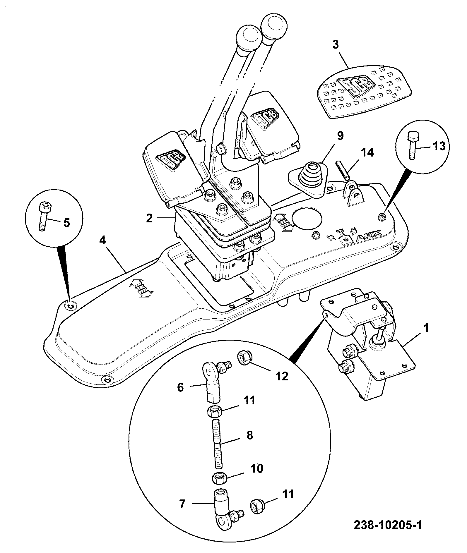 Клапан 238/10167 JCB