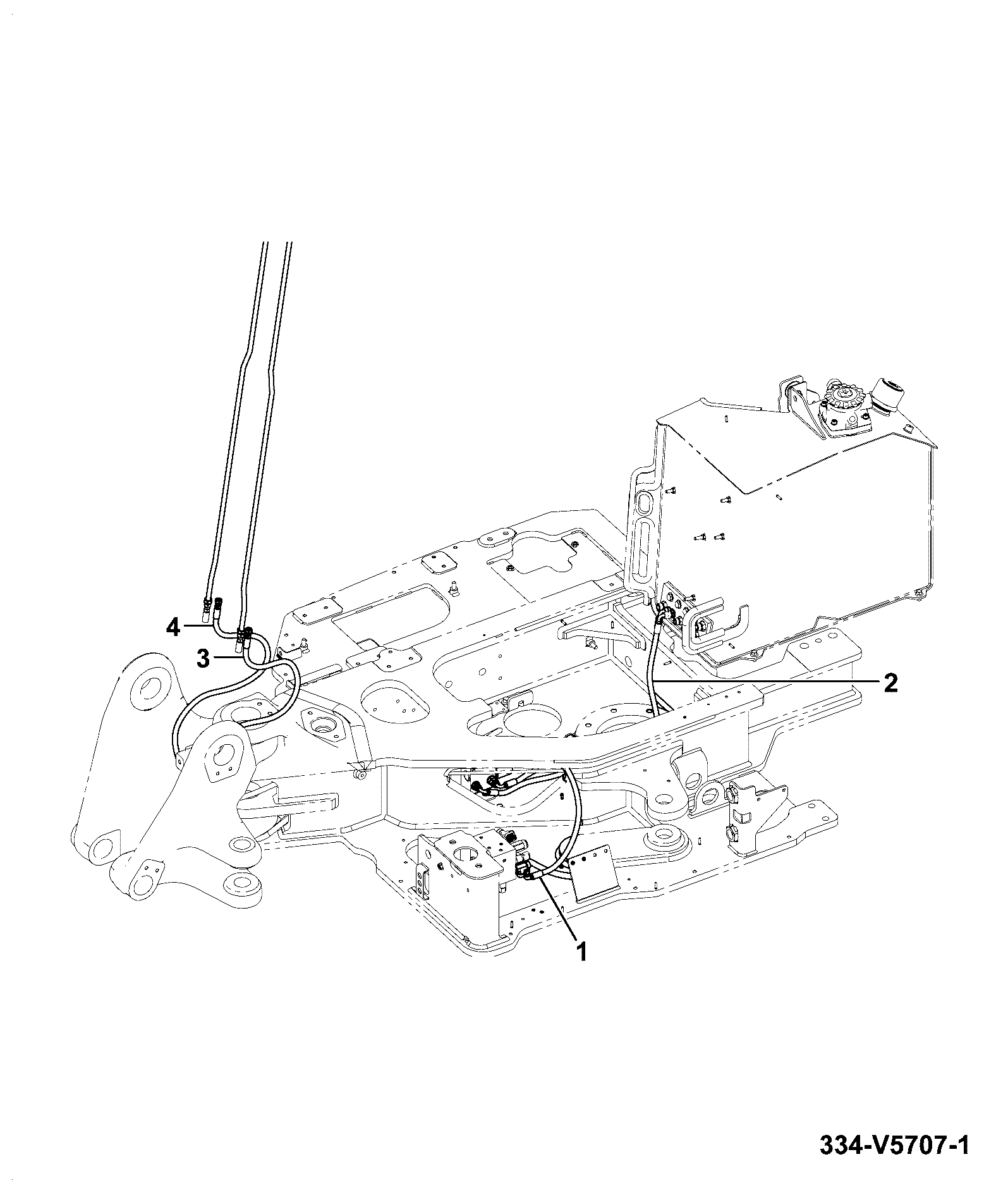 Шланг 335/G4670 JCB