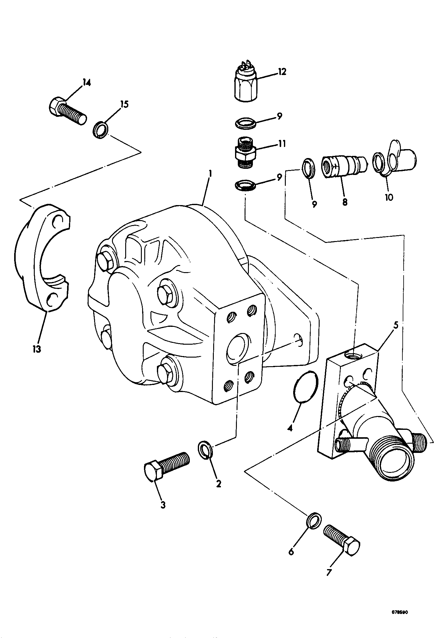Переходник 933/12300 JCB