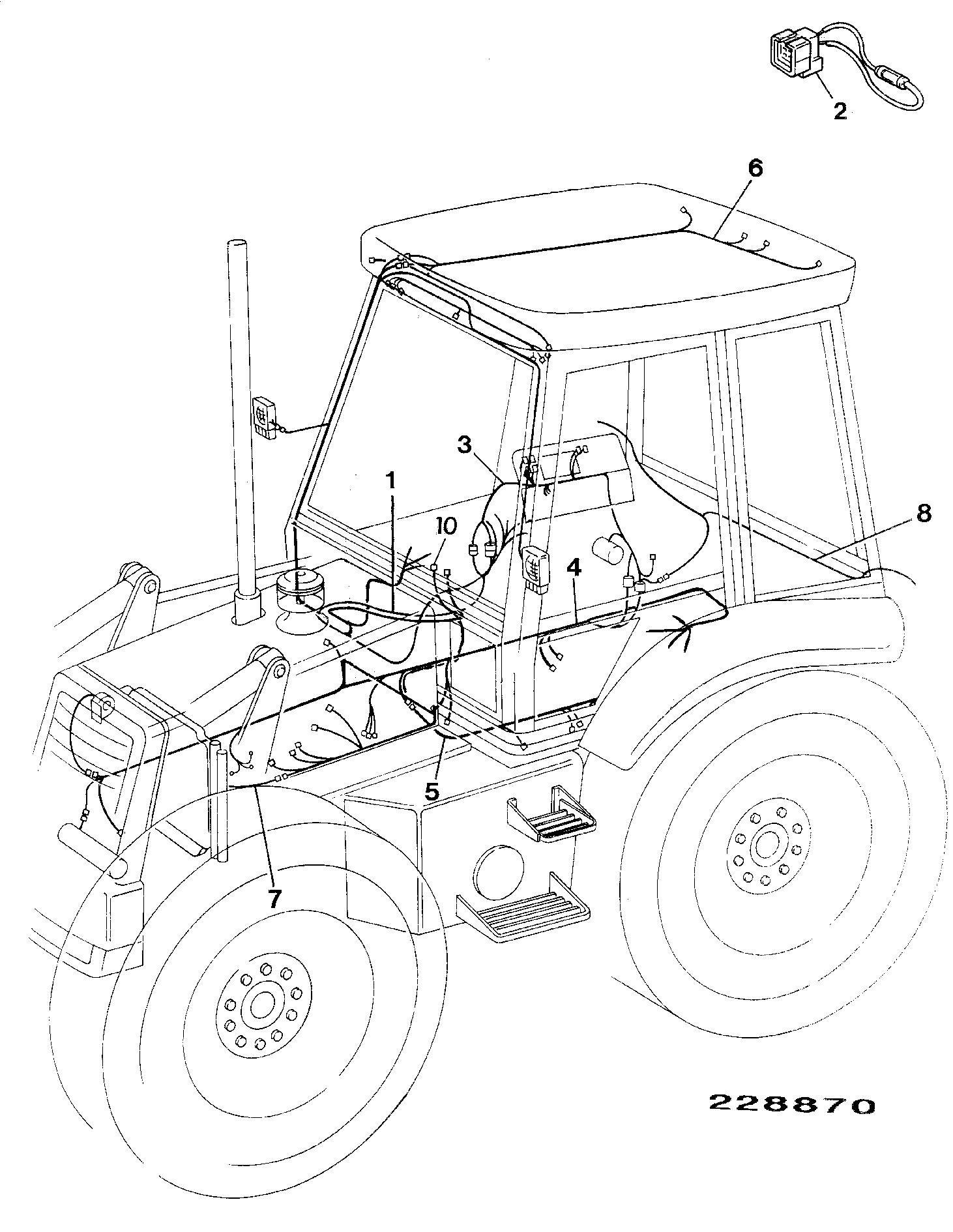 Жгут проводов 719/95800 JCB