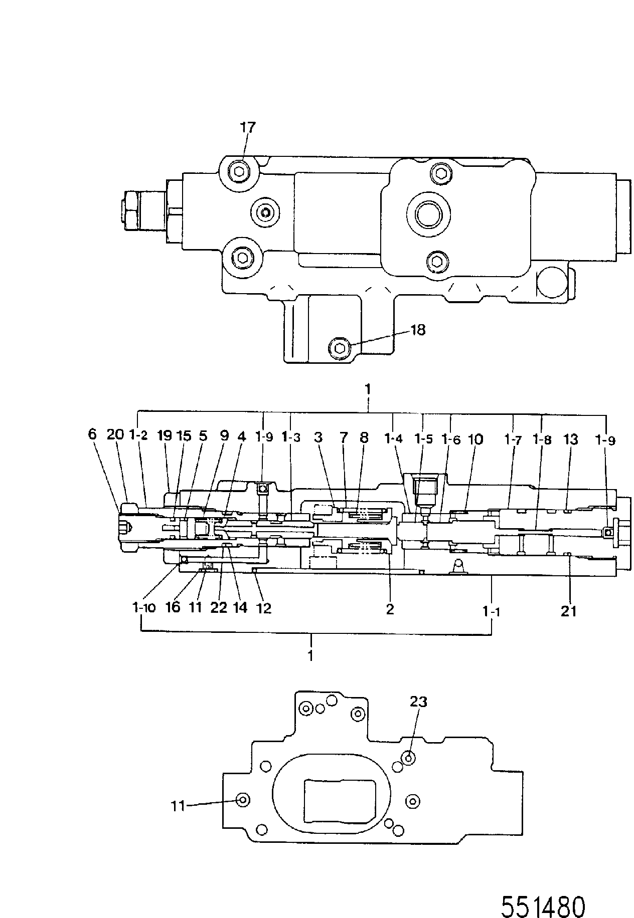 Корпус LNP0137 JCB