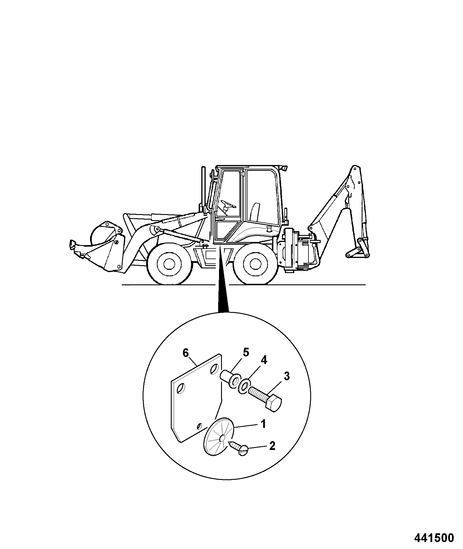 Пластина 141/01707 JCB