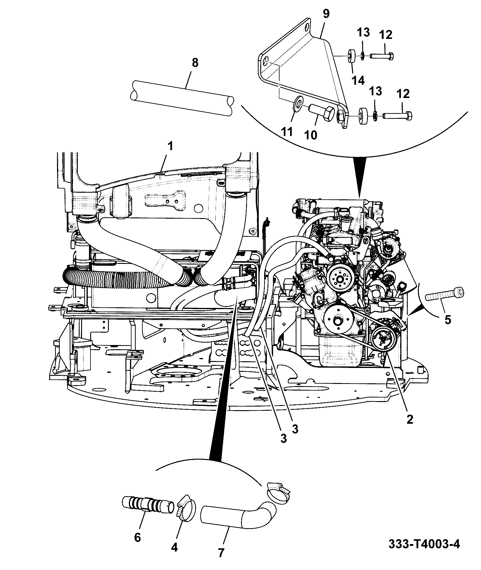 Кронштейн 333/V1570 JCB