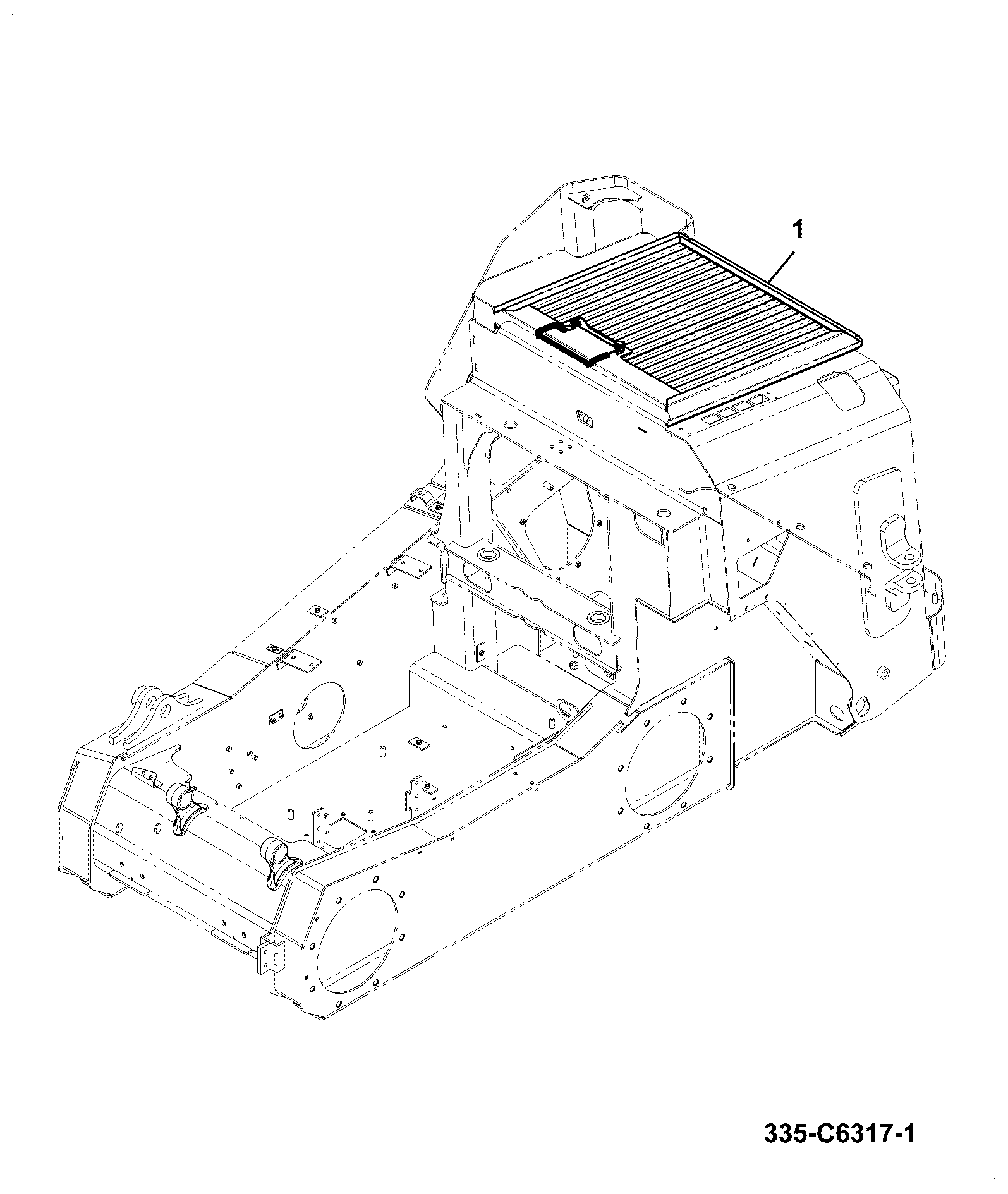 Решётка 335/A4344 JCB