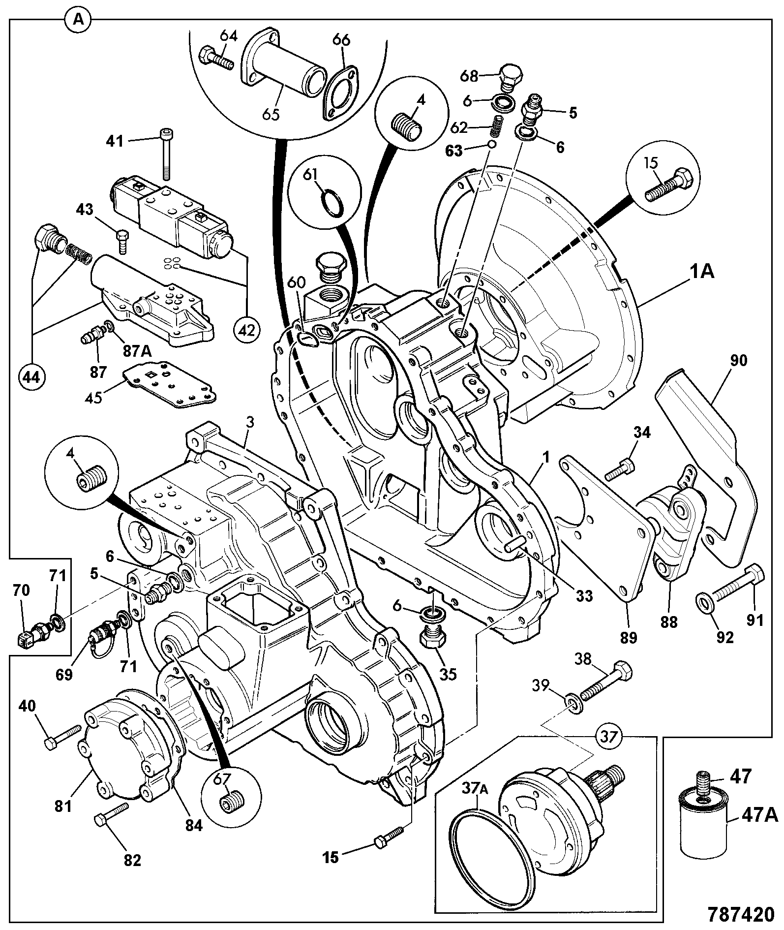 Коробка передач 445/46970 JCB