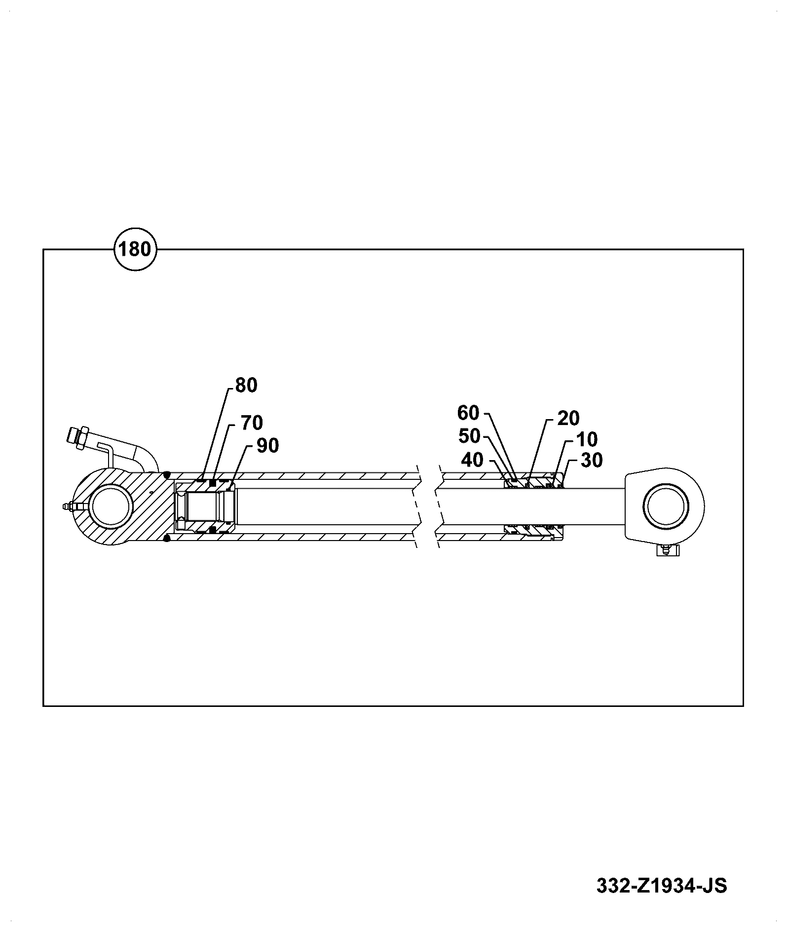 Уплотнение 332/Z1938 JCB