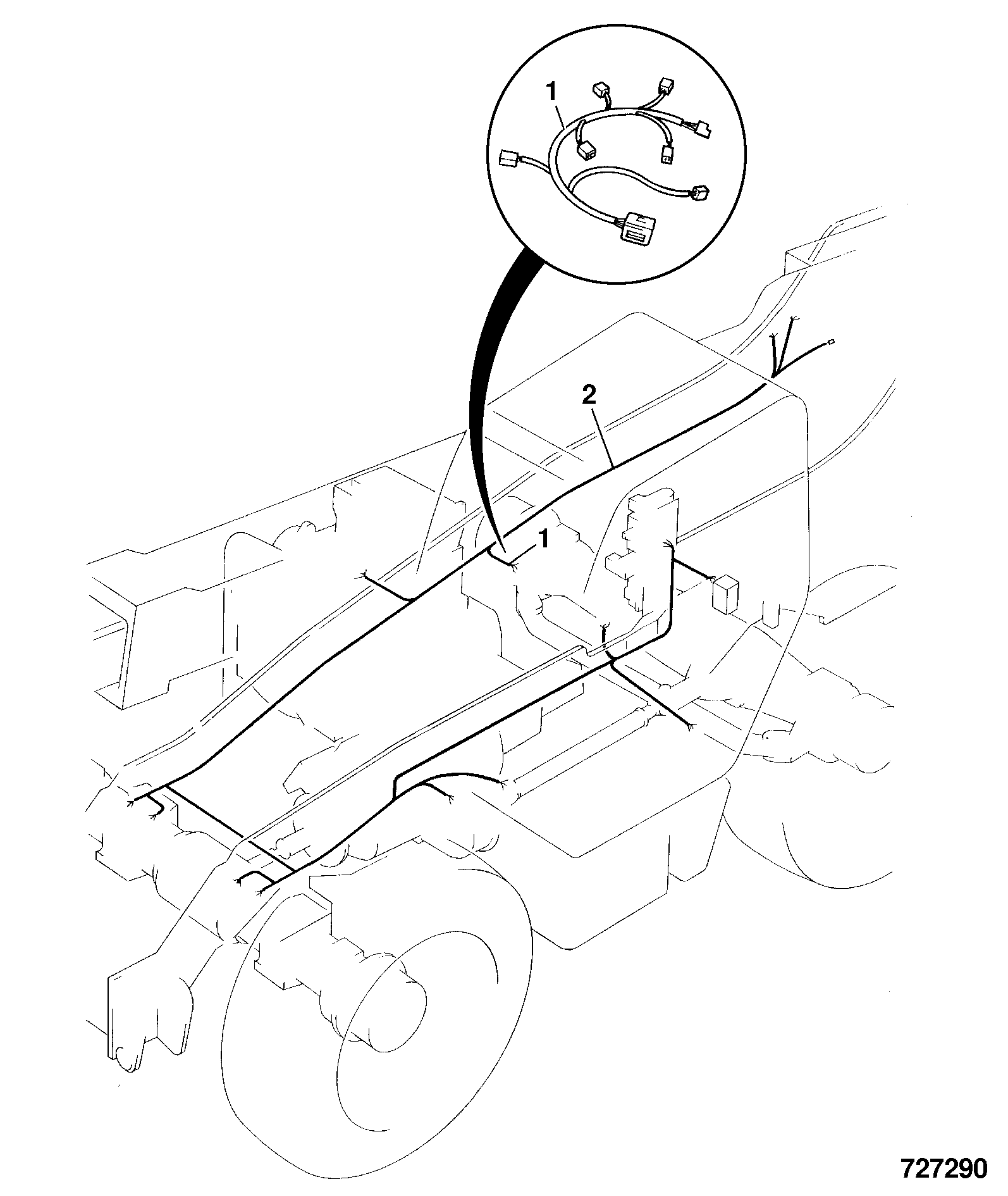 Жгут проводов 721/11570 JCB