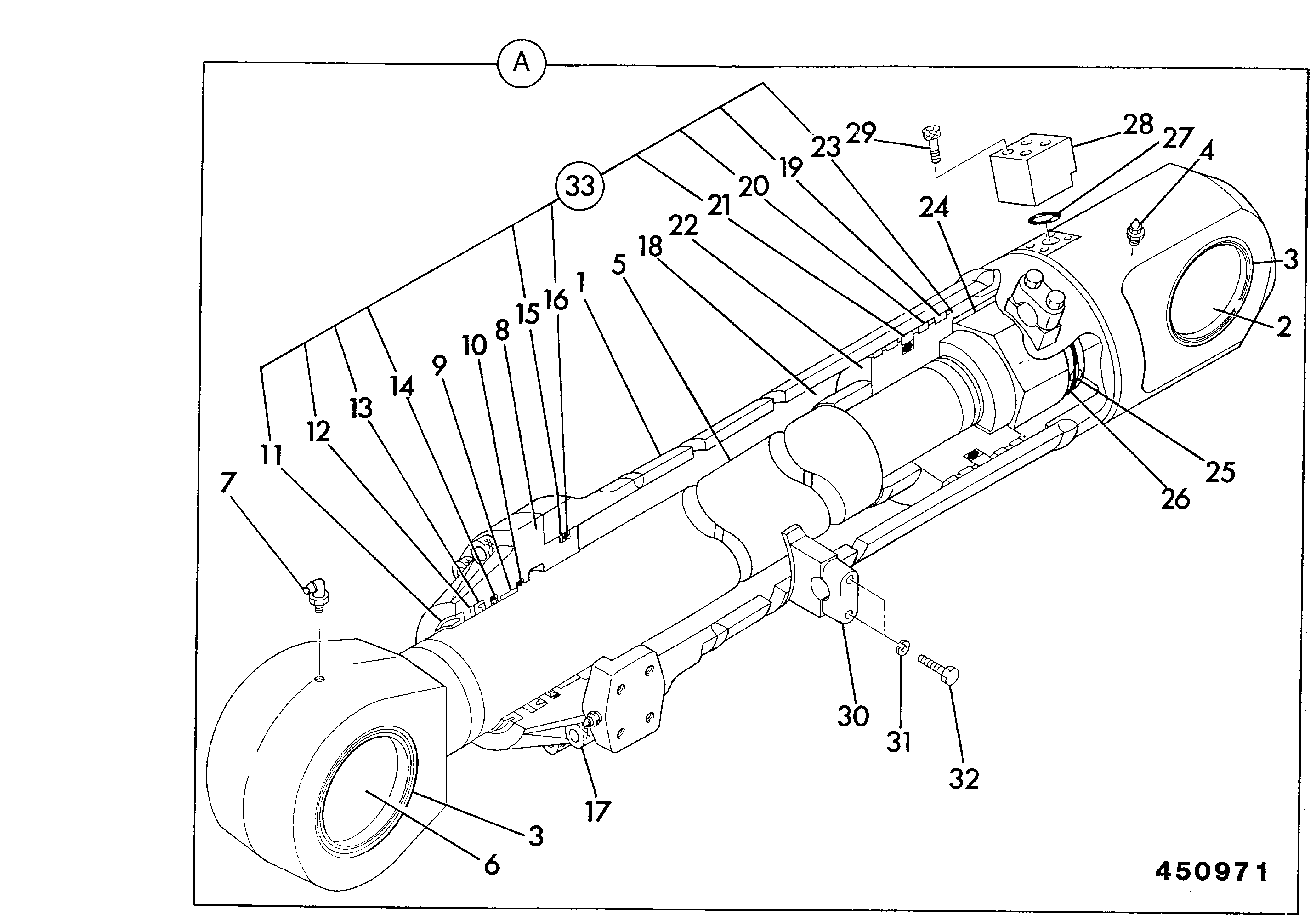 Штифт LMU0155 JCB