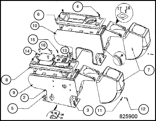 Табличка JHP0111 JCB
