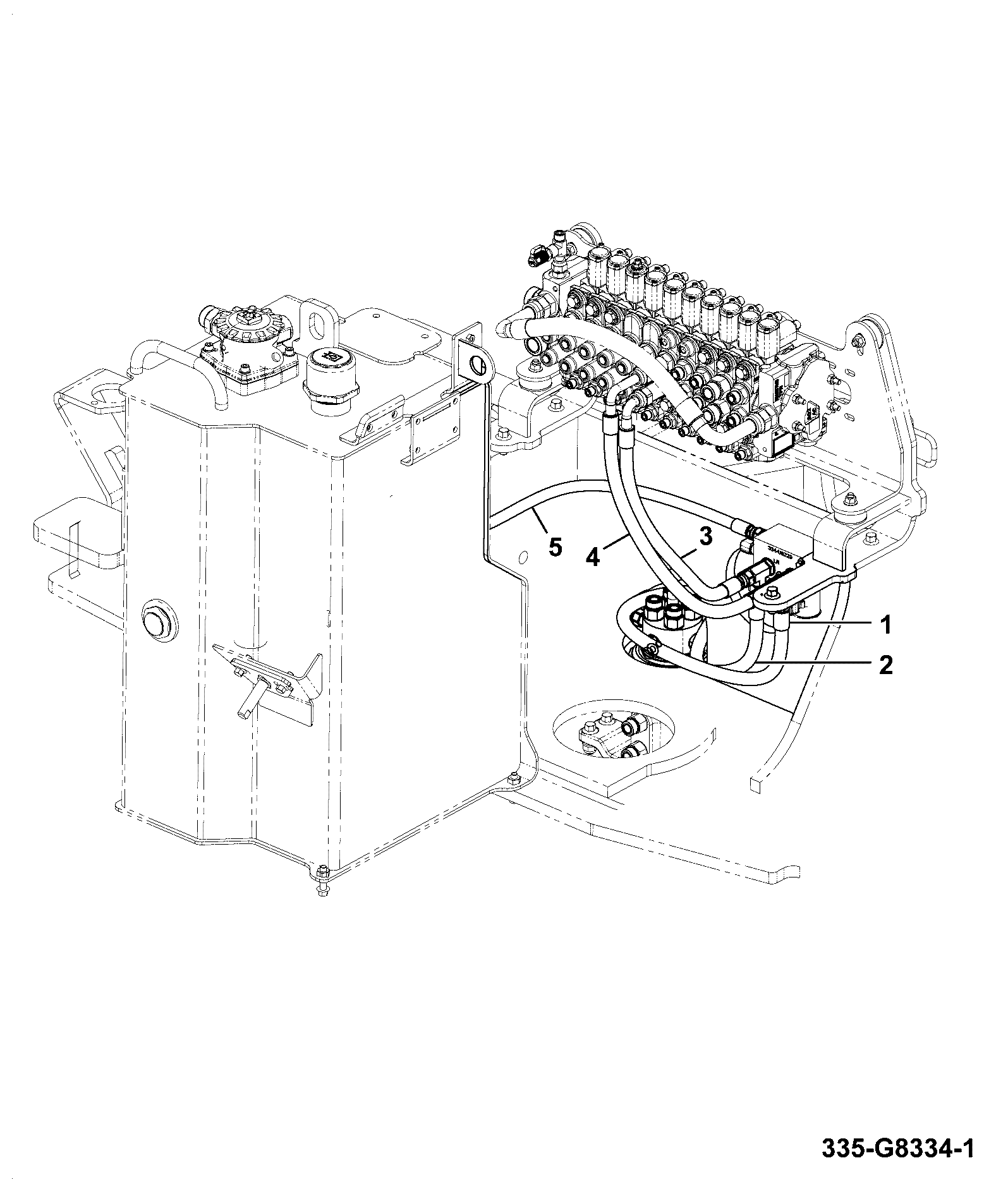 Шланг 334/S0899 JCB