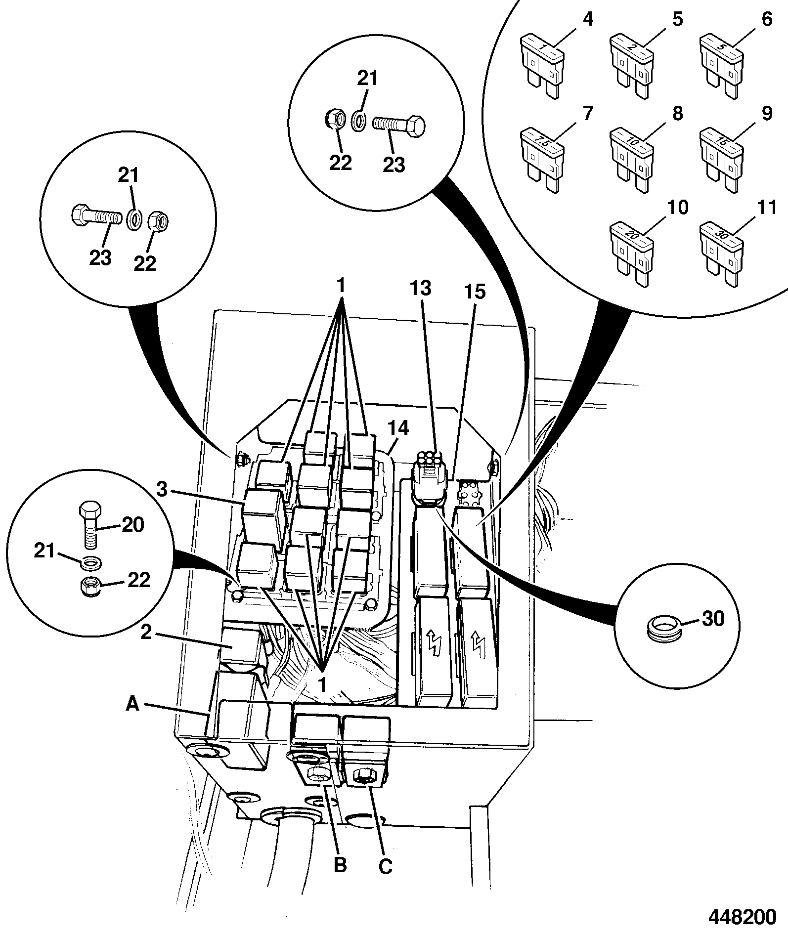 пластина 331/32278 JCB