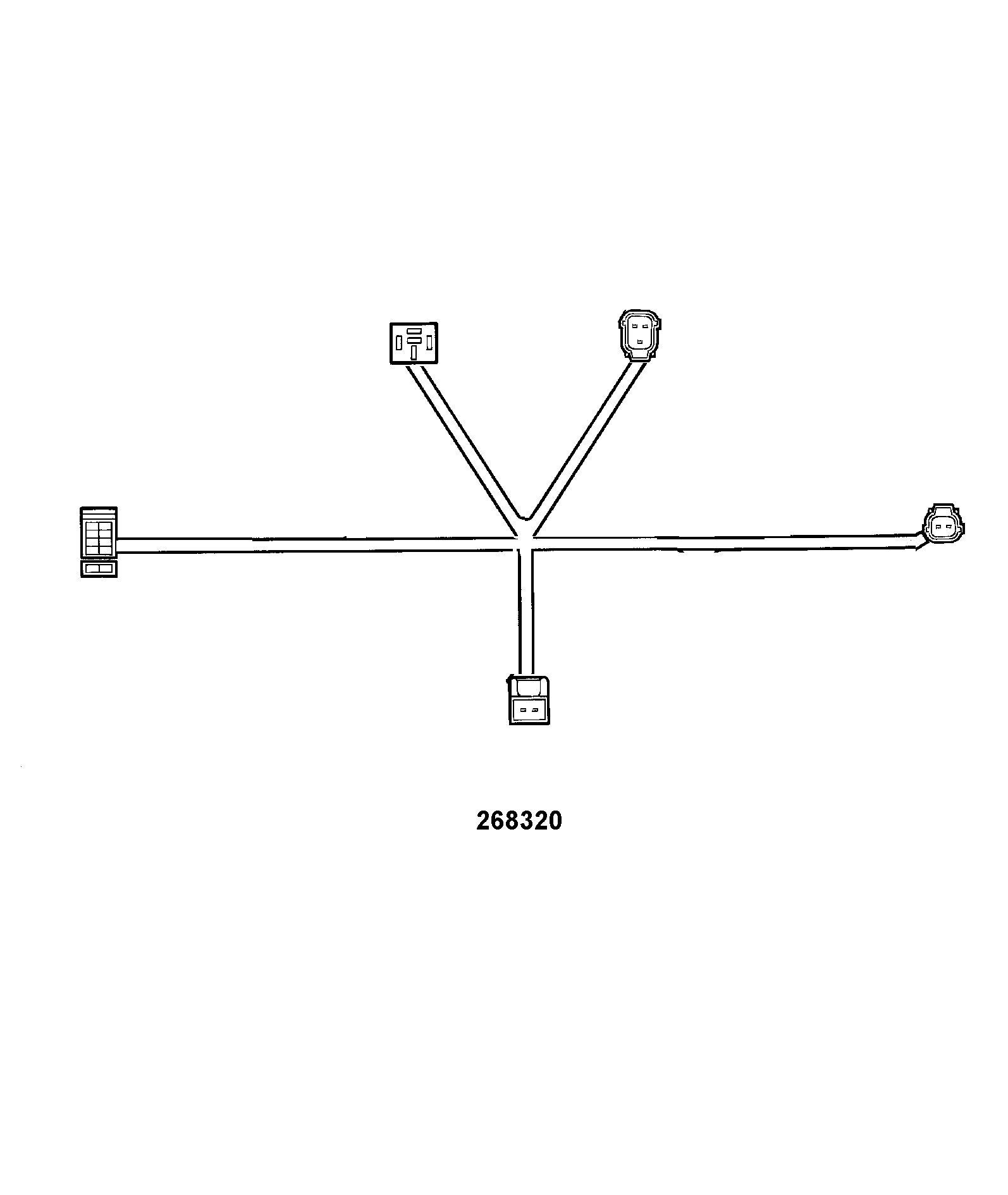 Жгут проводов 721/00342 JCB