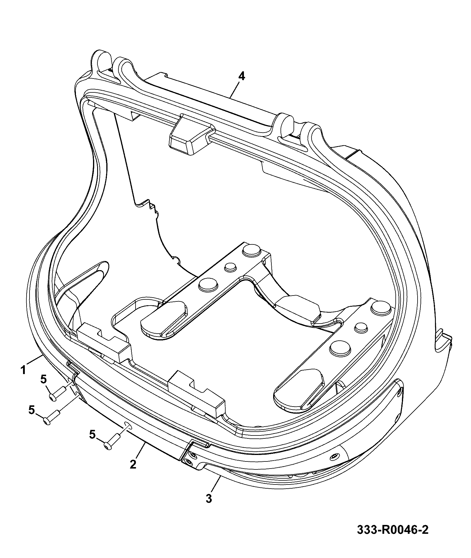 Бампер 333/R0307 JCB